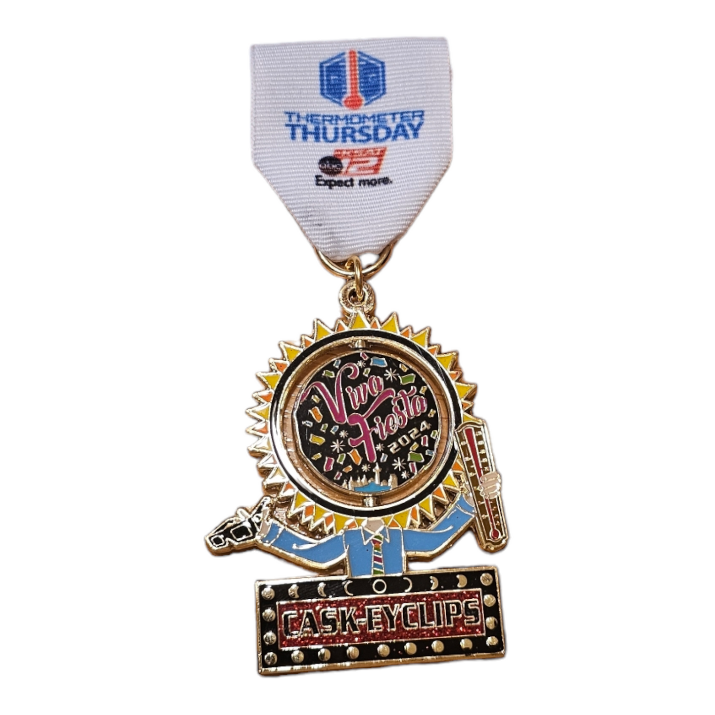 2024 Adam Caskey "Headspinner" Fiesta Medal