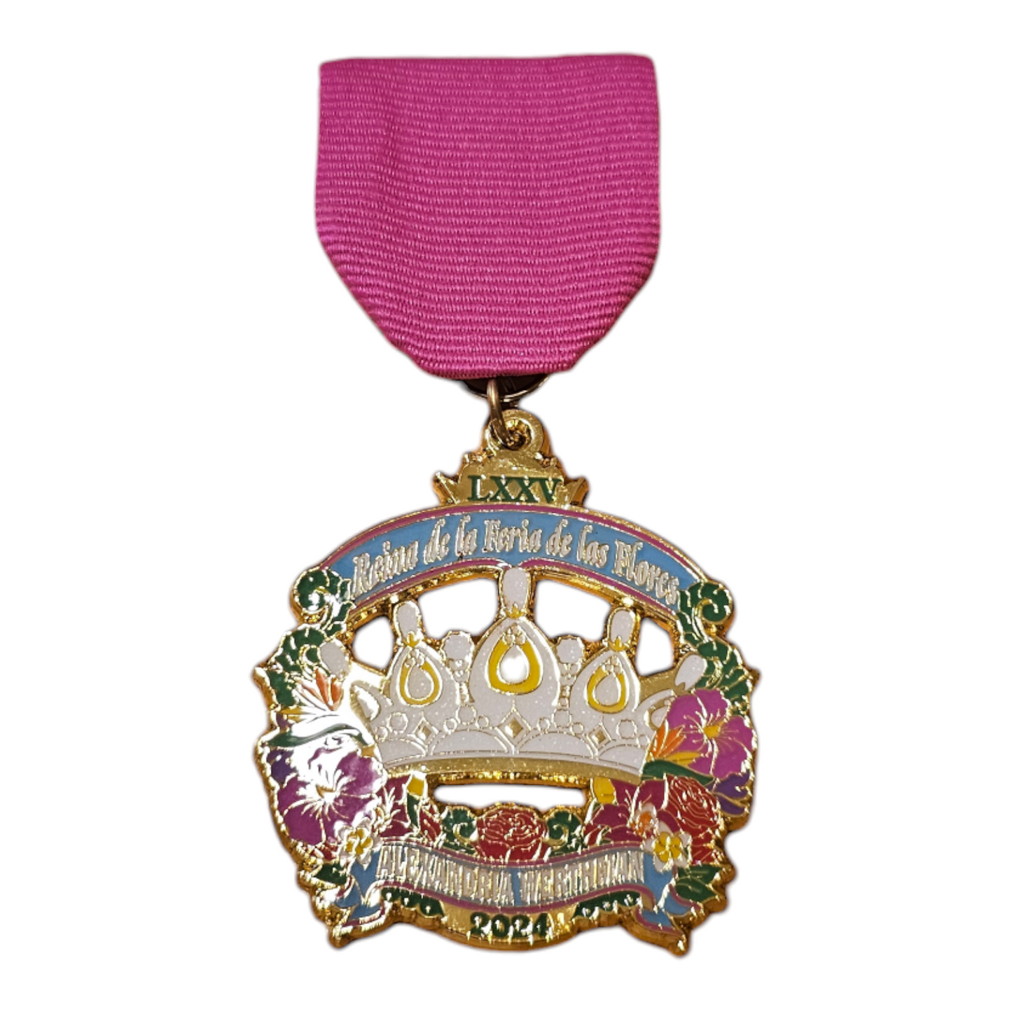 2024 "Alexandria Werthman" Official Feria de las Flores Fiesta Medal