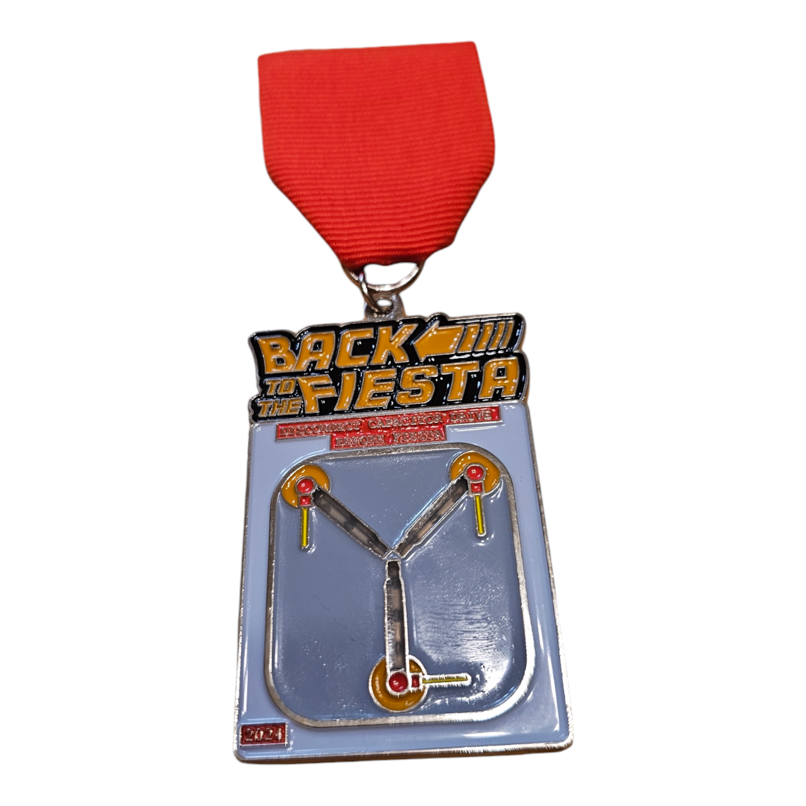 2024 Back to Fiesta Flux Capacitor Fiesta Medal San Antonio Fiesta Medal