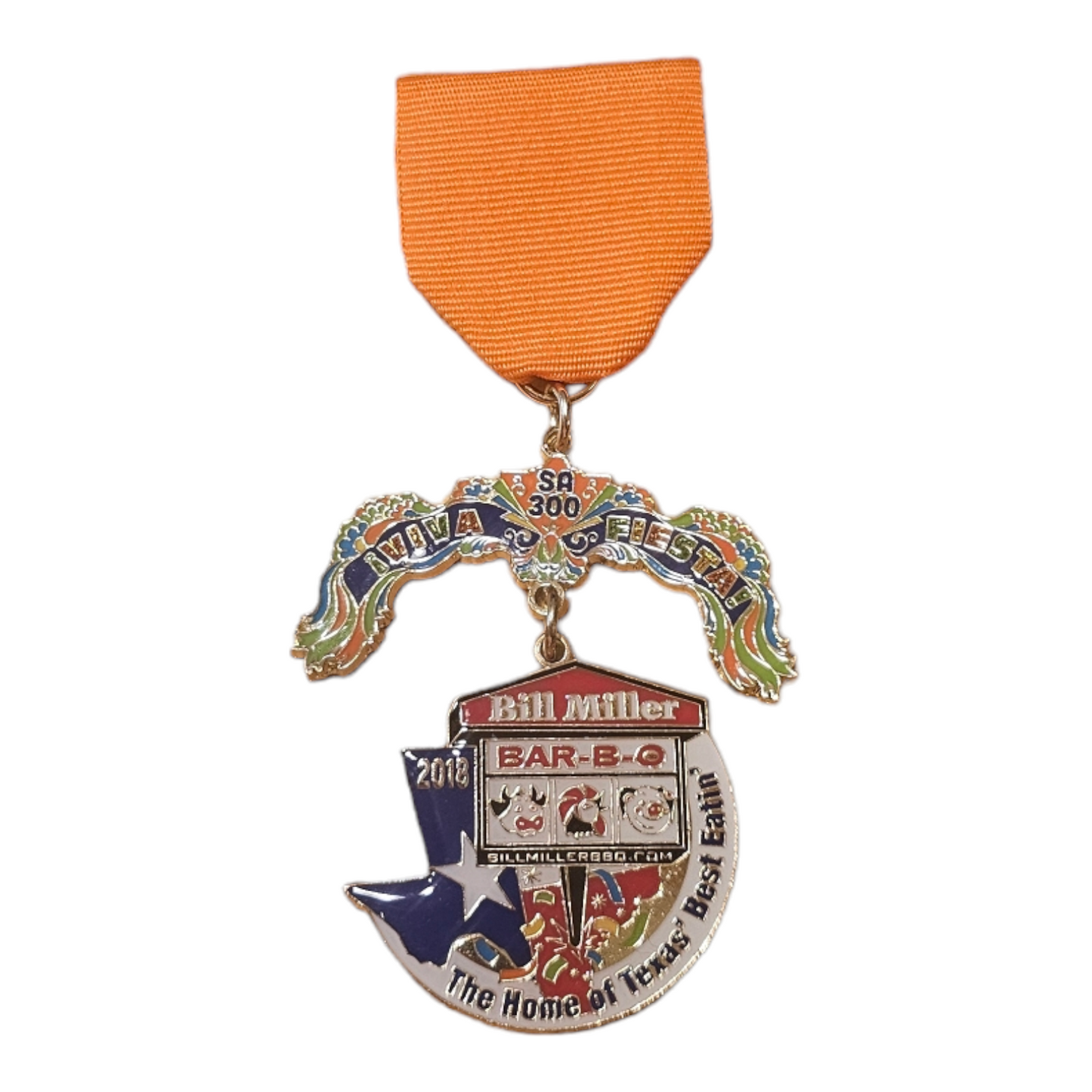 2018 Bill Miller Bar-B-Q "SA 300" Fiesta Medal