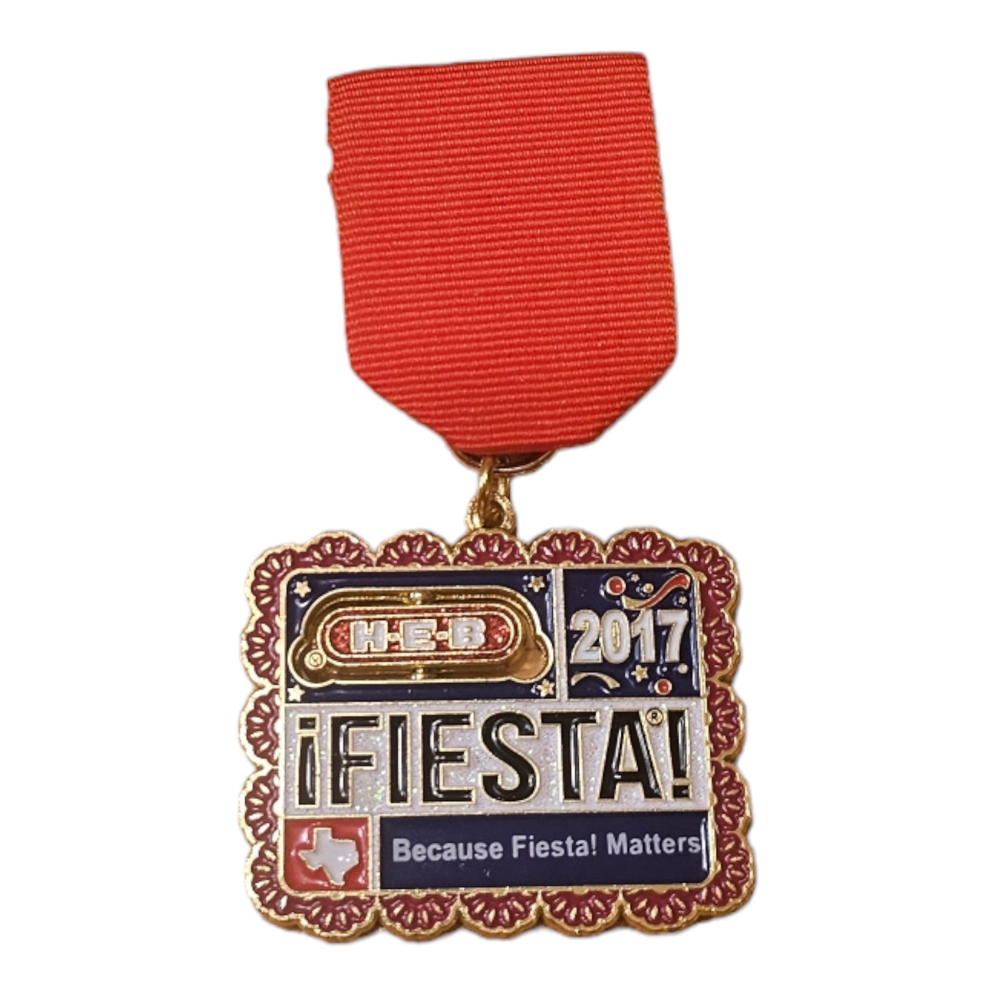 2017 HEB "Nametag Fiesta" Fiesta Medal