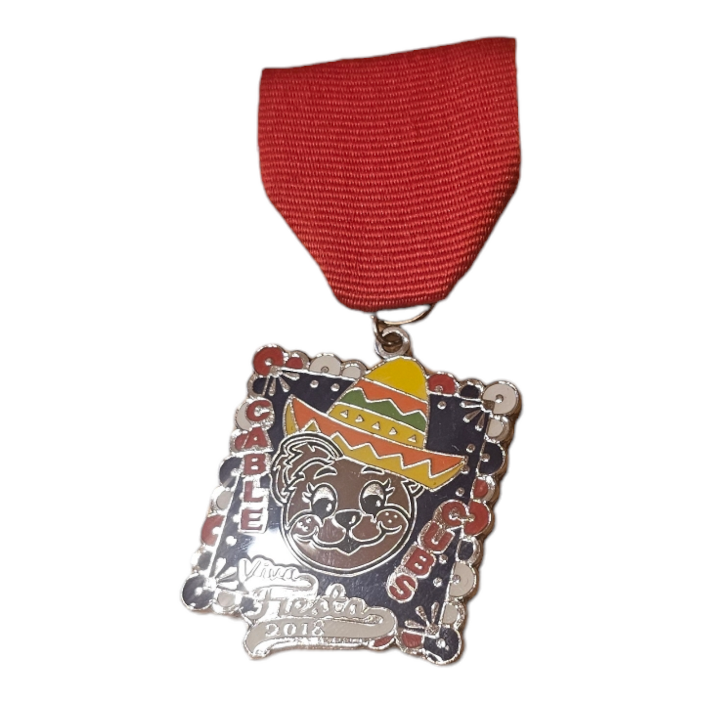 2018 Cable Cubs "Sombrero Bear" Fiesta Medal