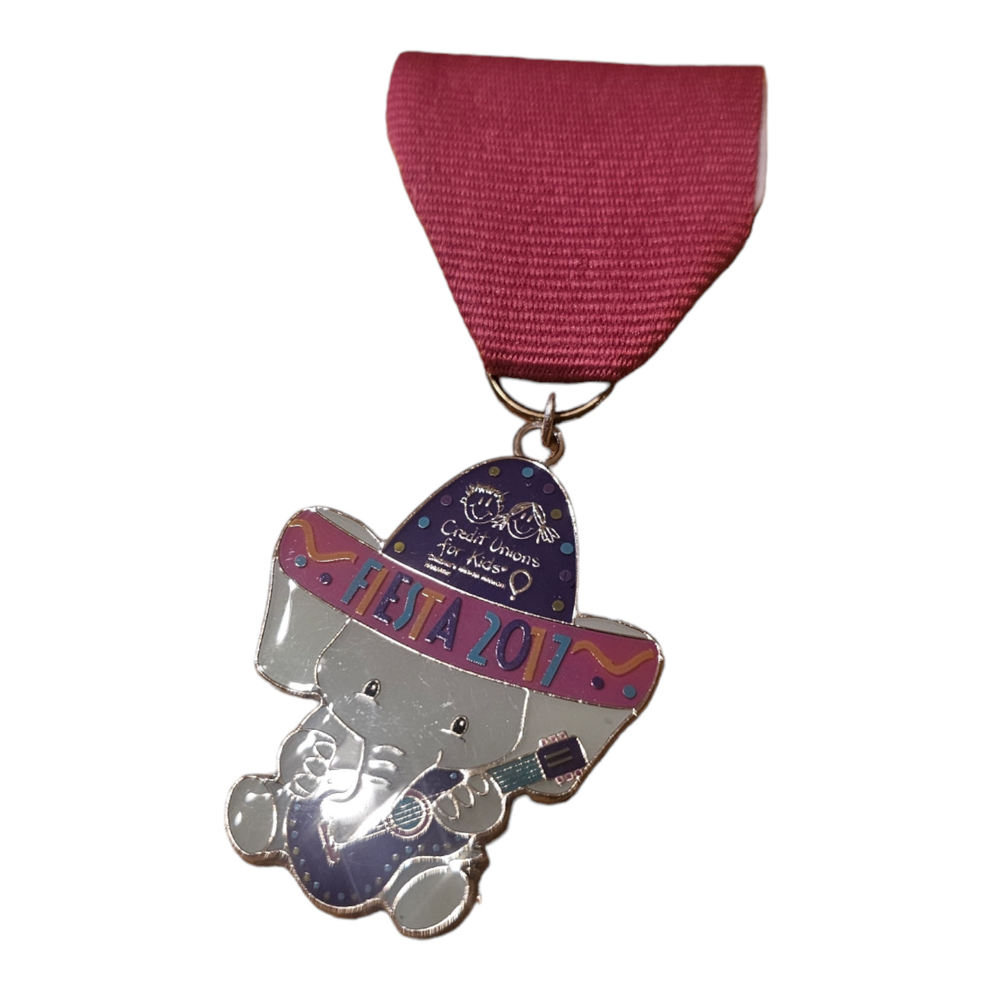 2017 Credit Union for Kids "Baby Elephant" Fiesta Medal