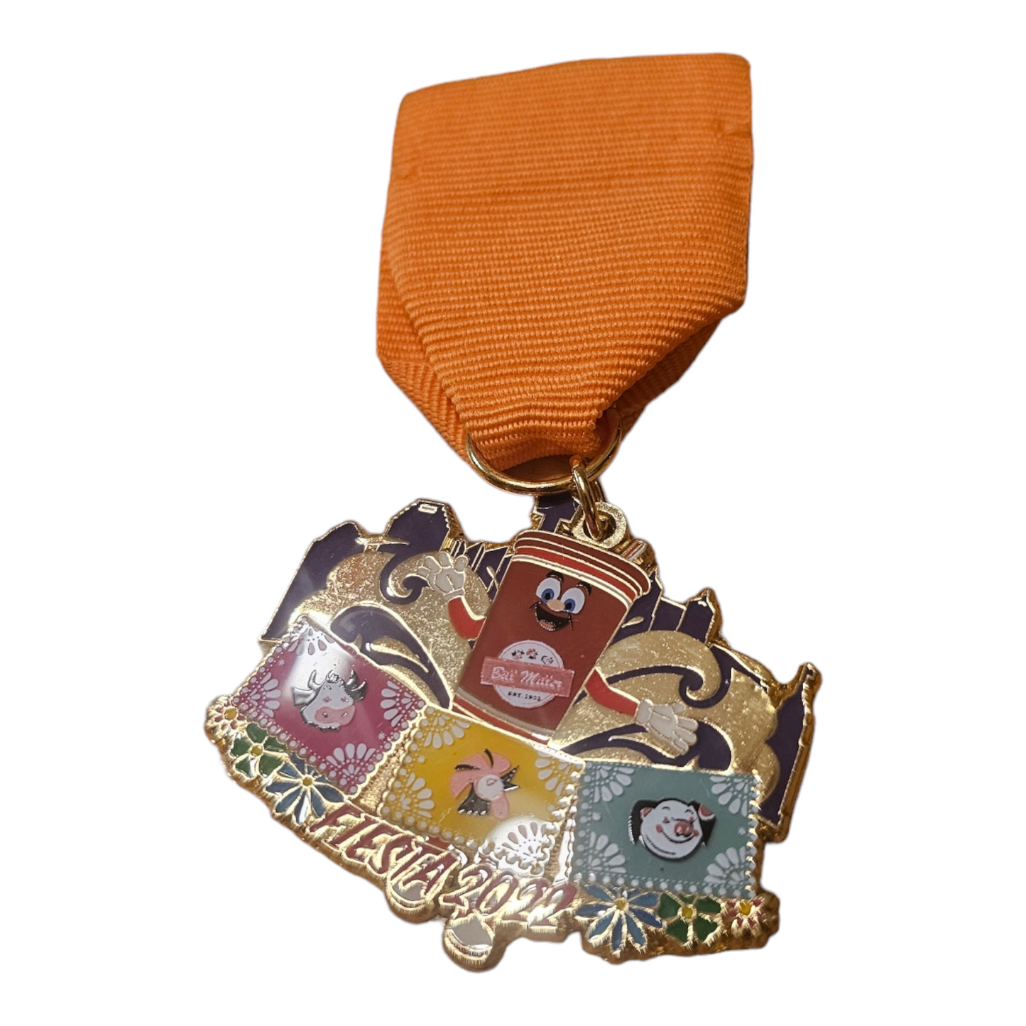 2022 Bill Miller Bar-B-Q "Sweet Tea" Fiesta Medal