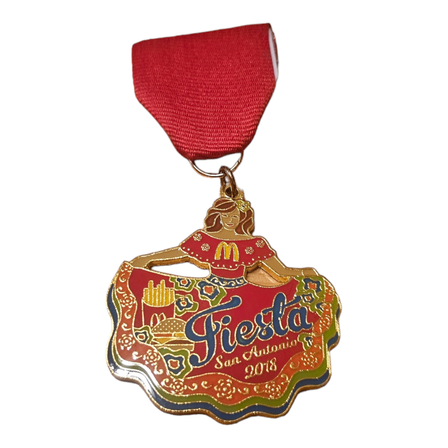 2018 McDonald's "Folklorico Dancer" Fiesta Medal