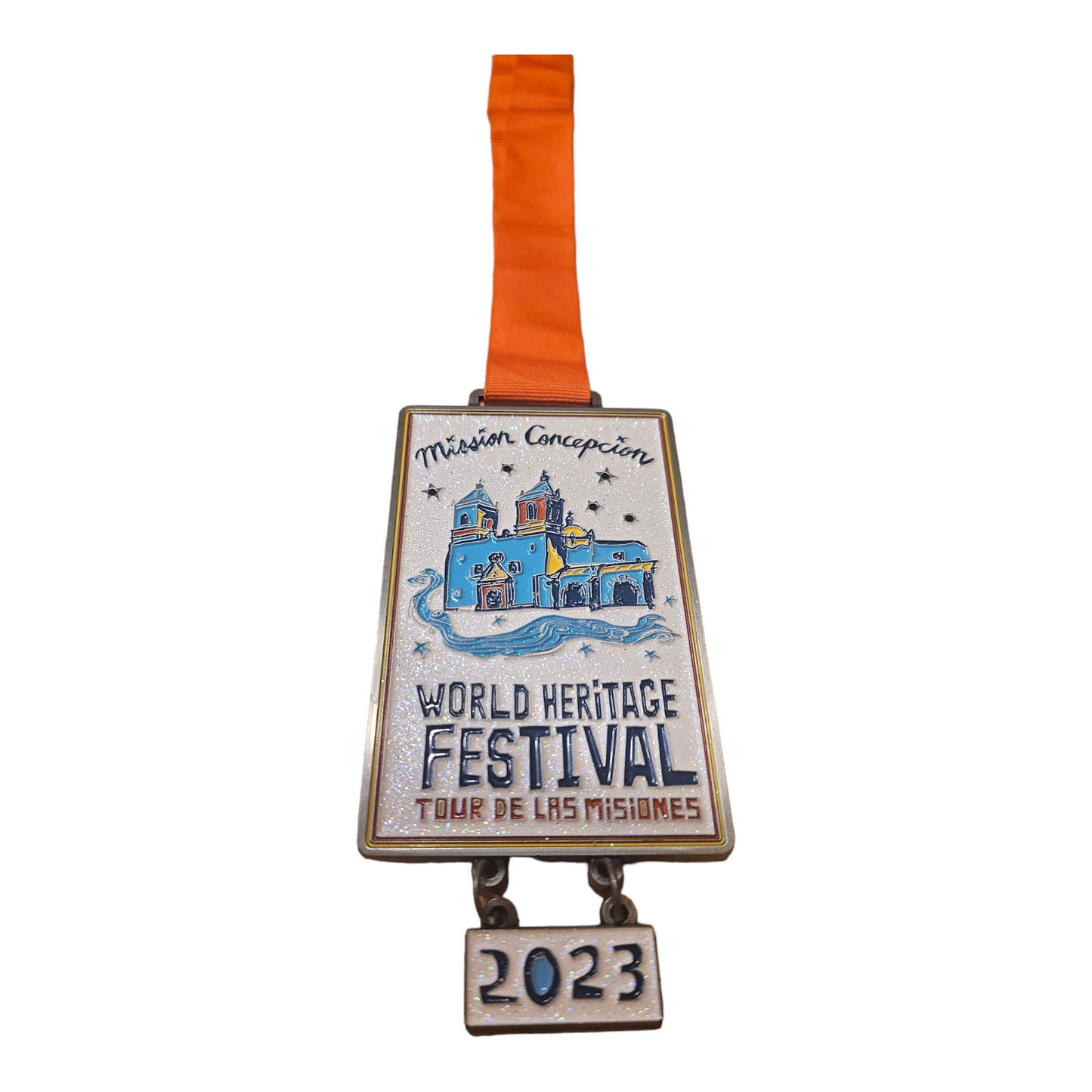 2023 Mission Concepcion "World Heritage Festival" Fiesta Medal Lanyard