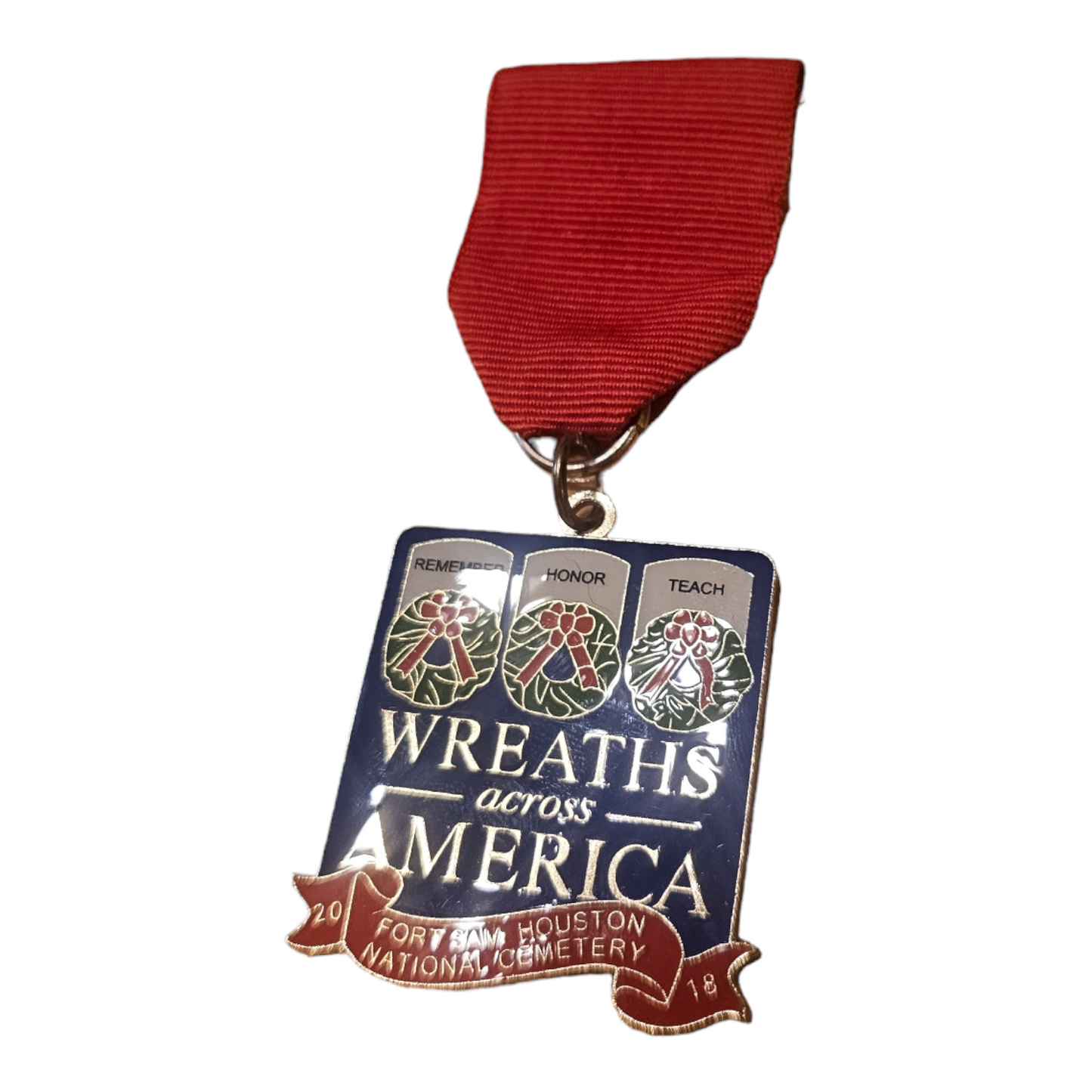 2018 Wreaths Across America "3 wreaths" Fiesta Medal