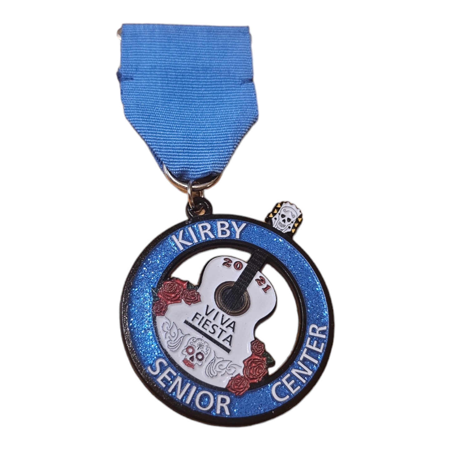 2021 Kirby Senior Center "Flower Guitar" Fiesta Medal