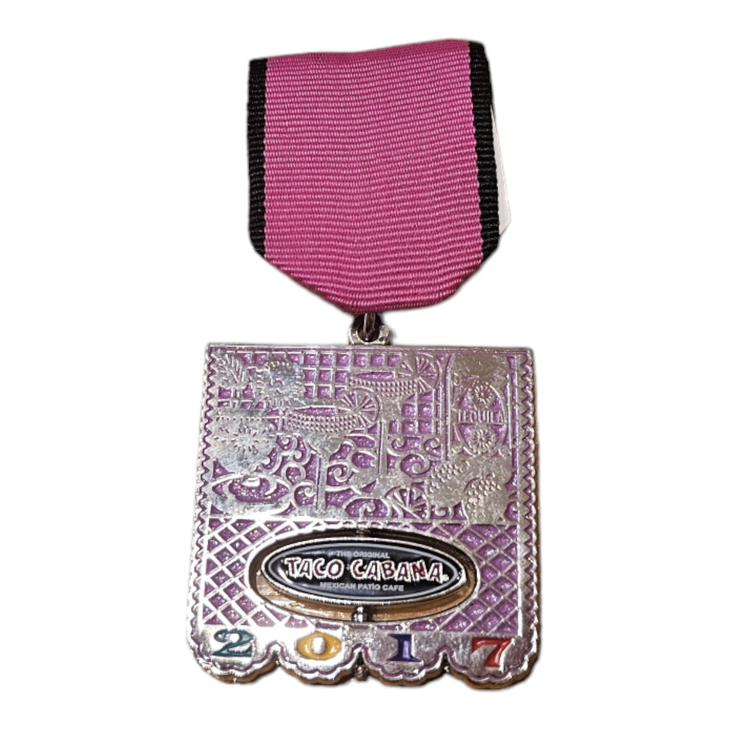 2017 Taco Cabana "Margarita Fiesta Flag" Spinner Fiesta Medal