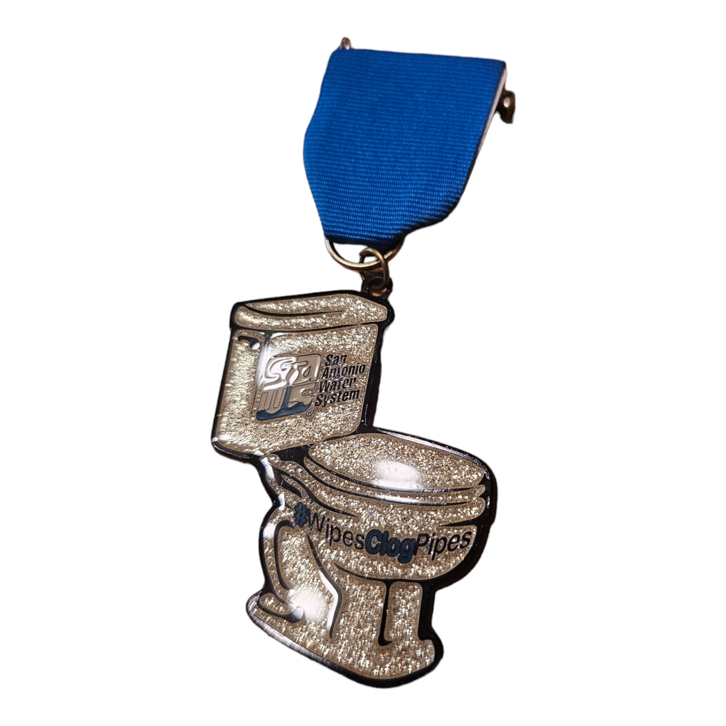 0 SAWS "Glitter Toilet" Fiesta Medal