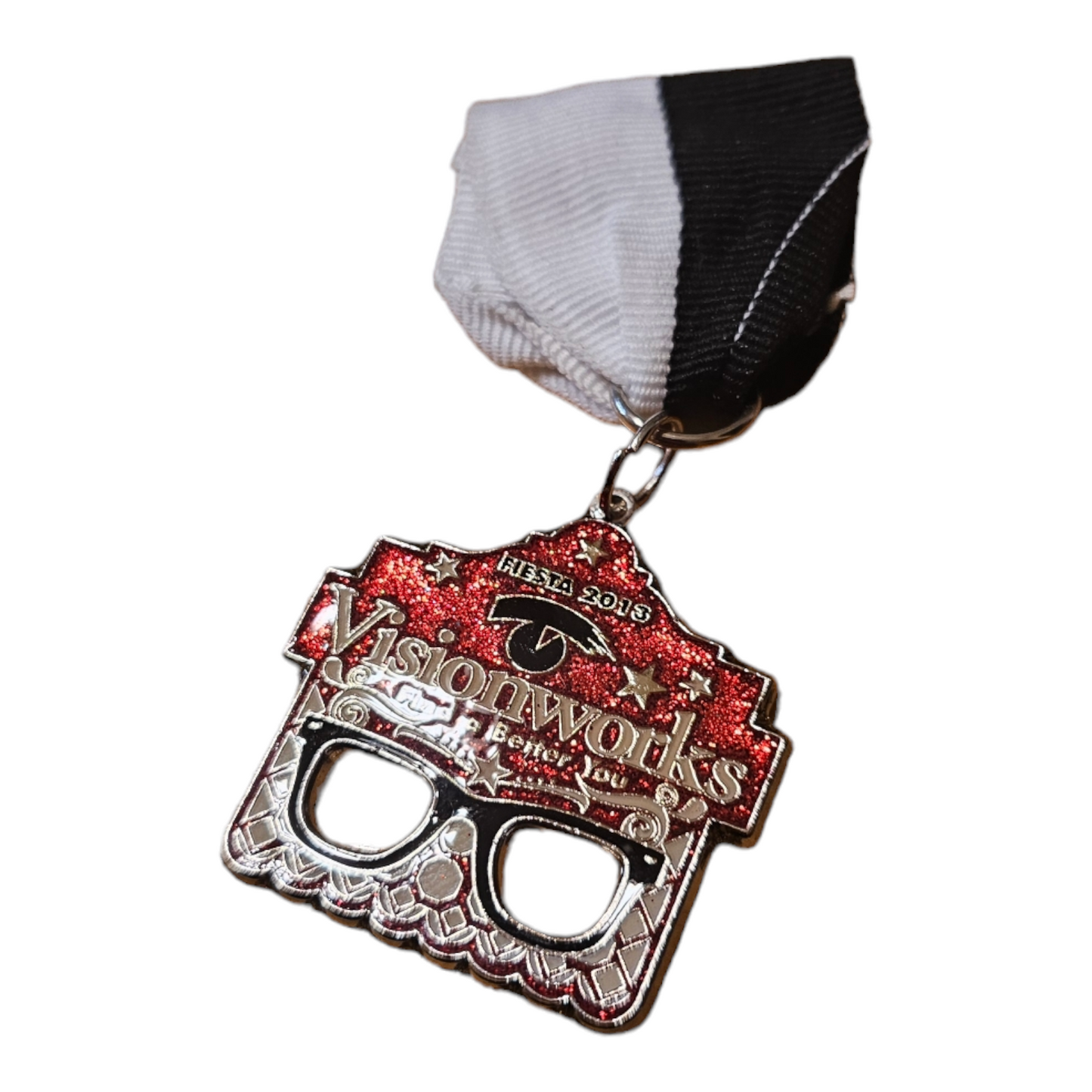 2013 Visionworks "Black Glasses Alamo Flag" Fiesta Medal