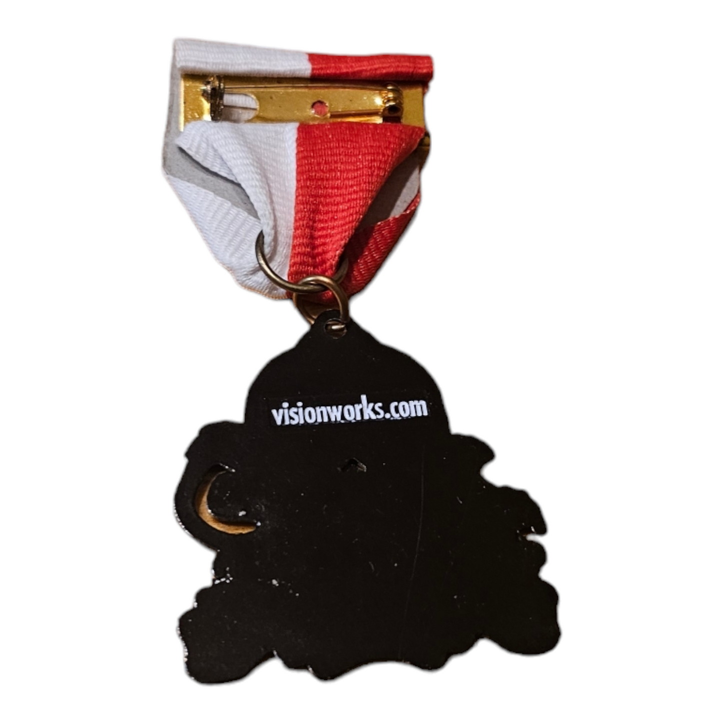2014 Visionworks "Red Glasses Skull" Fiesta Medal