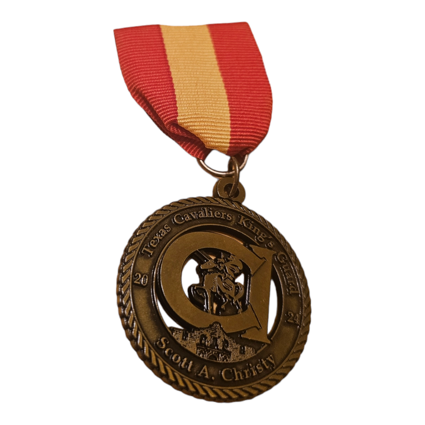 2024 Texas Cavaliers "Scott Christy" Fiesta Medal