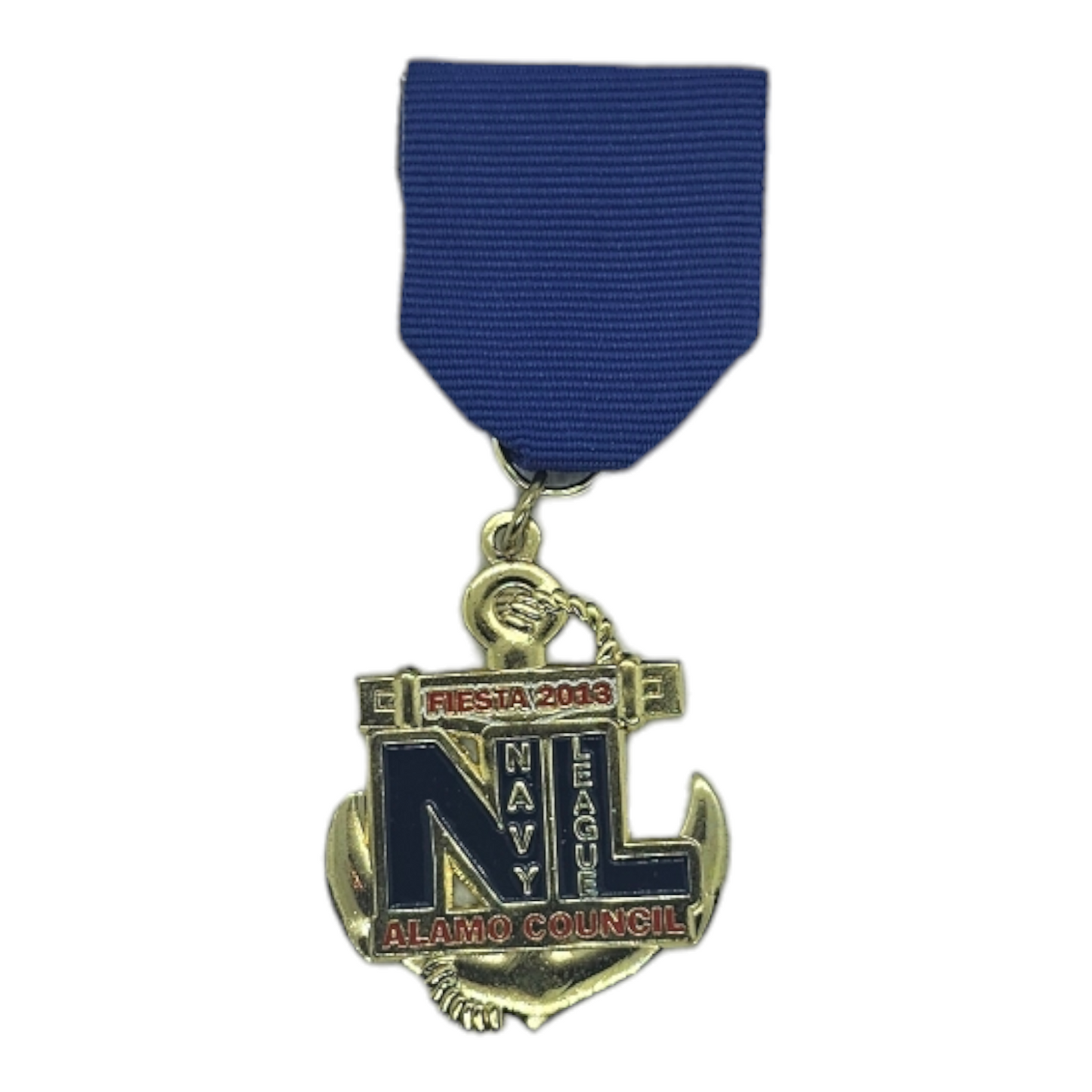 2013 Navy League Alamo Council "Anchor" Fiesta Medal