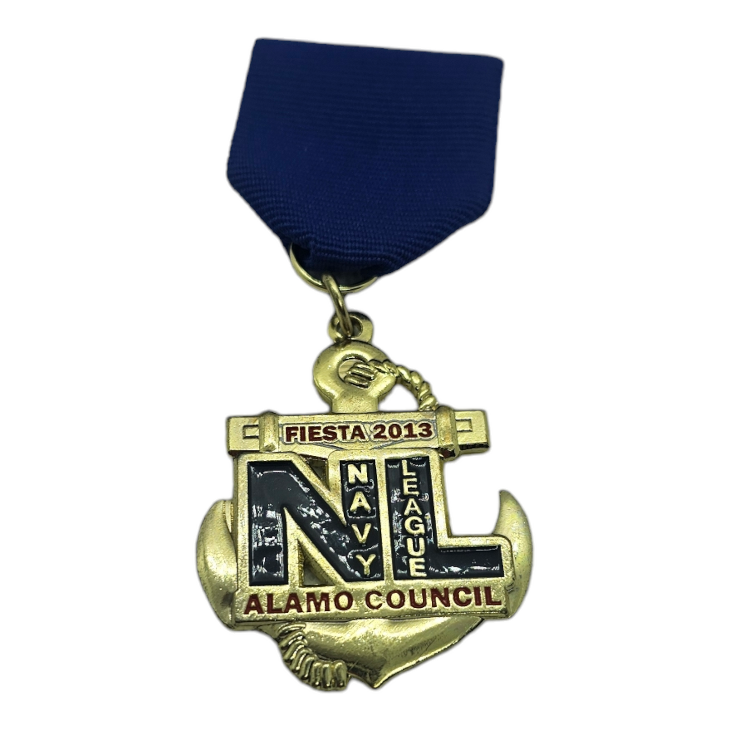2013 Navy League Alamo Council "Anchor" Fiesta Medal