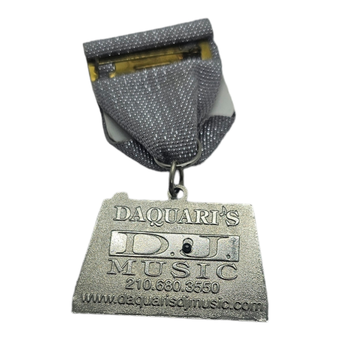 2013 "Daquaris DJ" spinning turntable Fiesta Medal