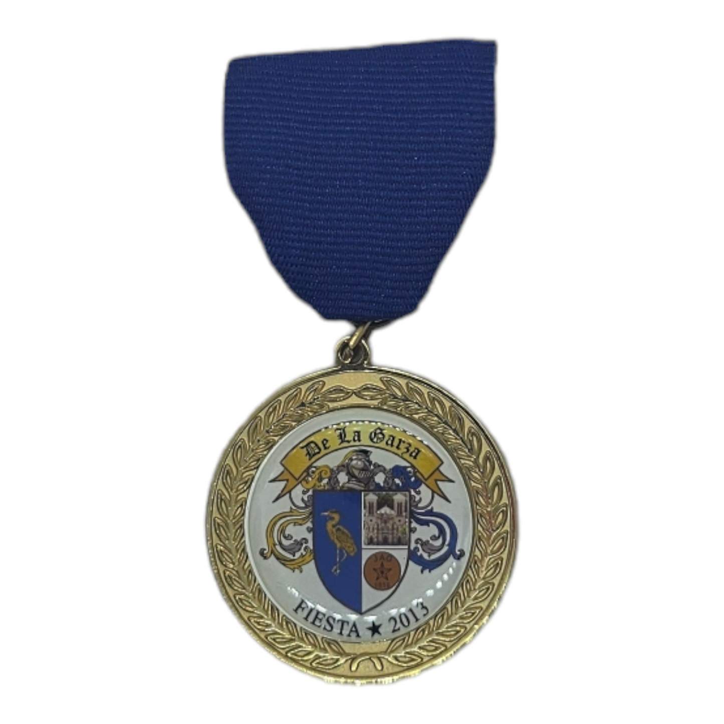2013 De La Garza "Crest Coin" Fiesta Medal