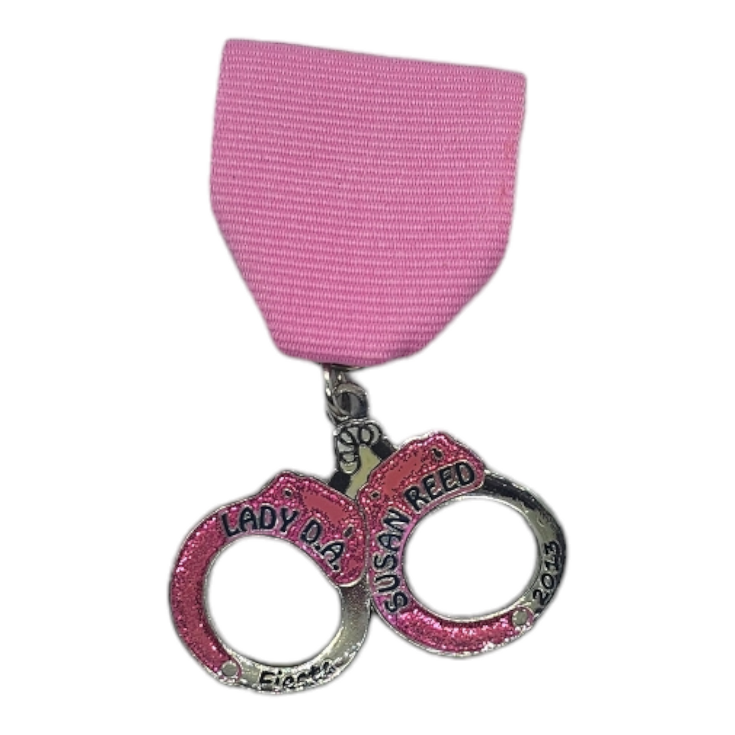 2013 Lady DA Susan Reed "Pink Cuffs" Fiesta Medal