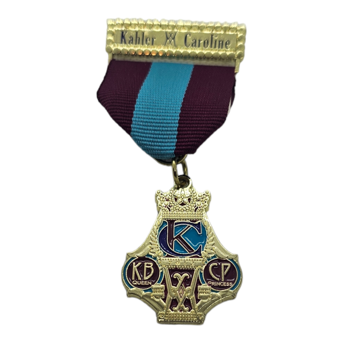 0 Kahler Caroline "KB Queen / CP Princess" Fiesta Medal