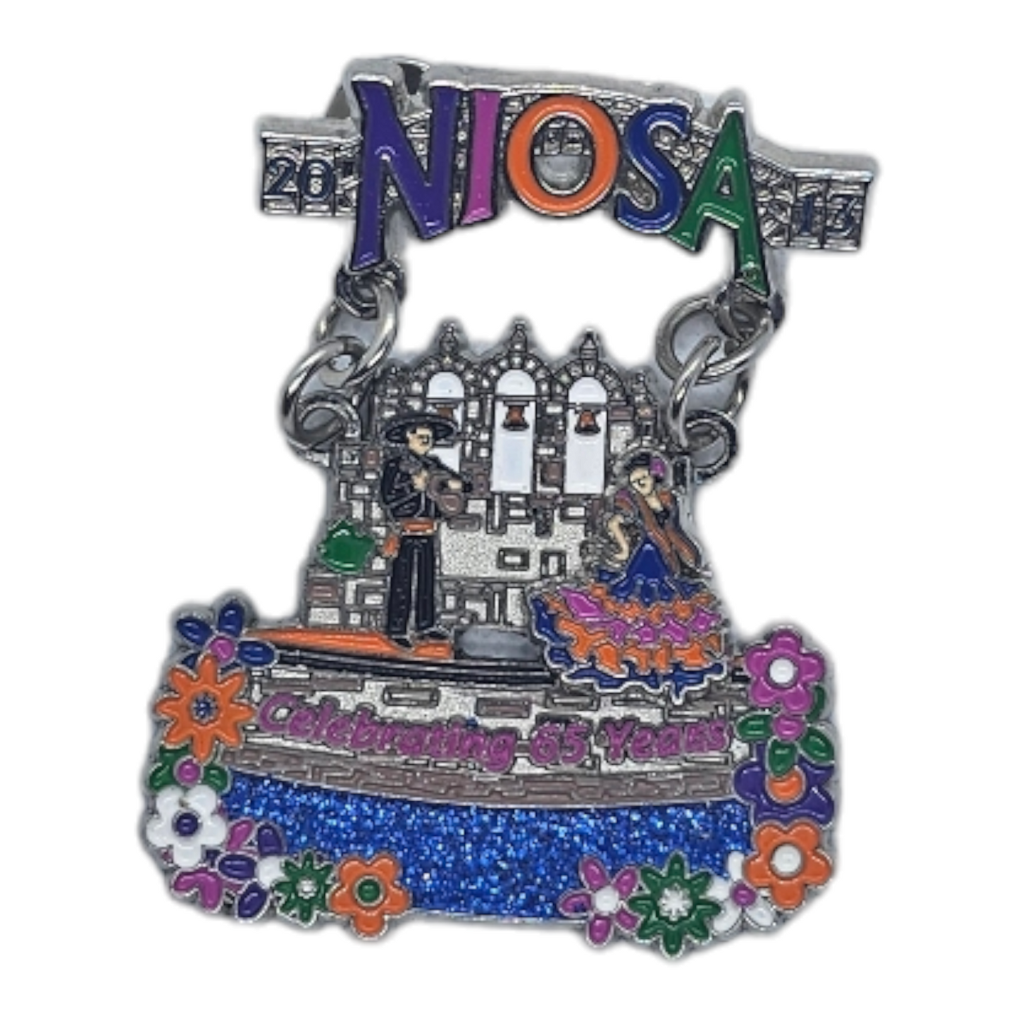 2013 Niosa "Foklorico Dancers" 65 years Fiesta Medal