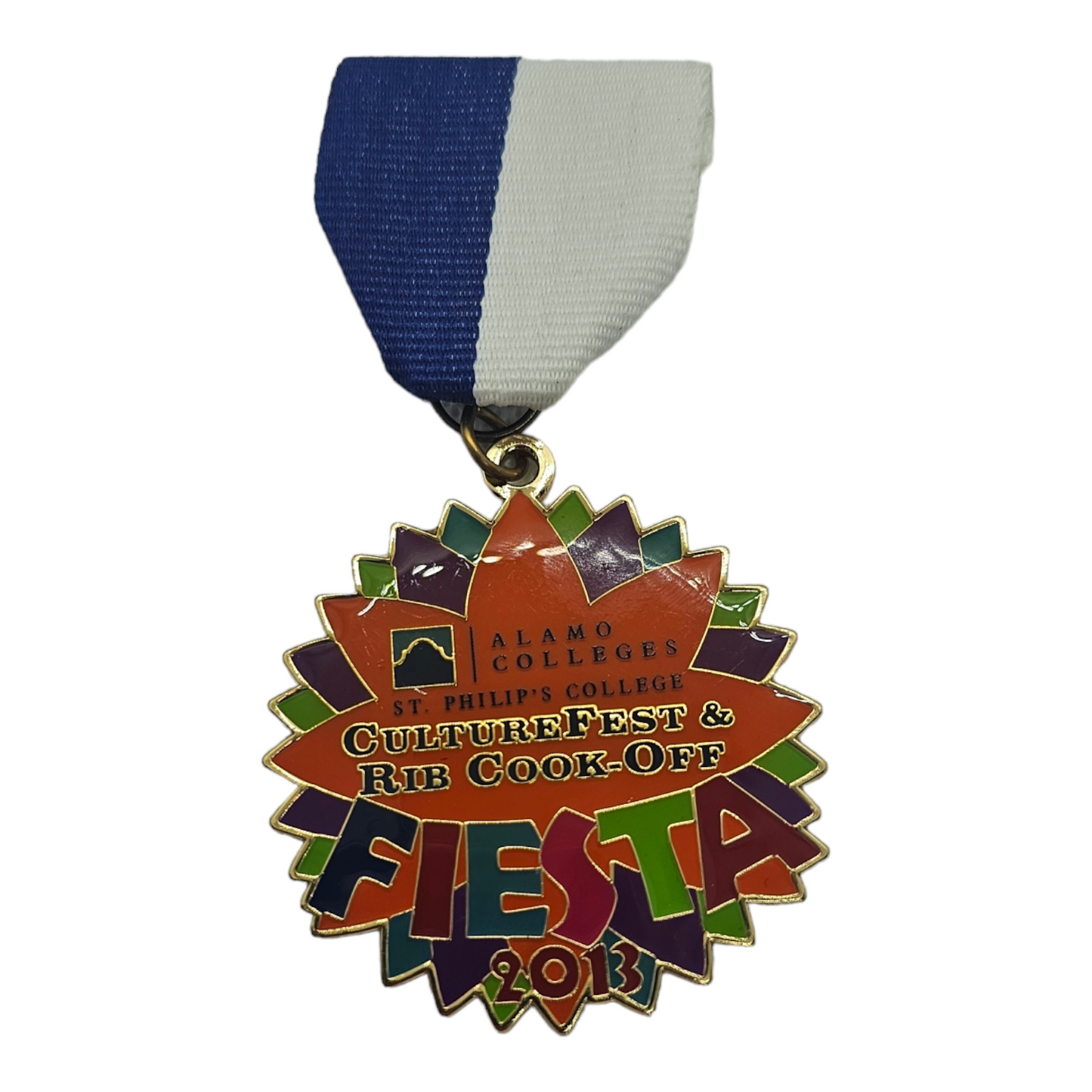 2013 St. Philips Collage "Fiesta Flower" Fiesta Medal