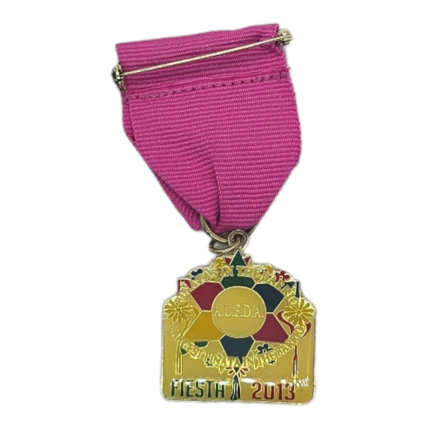 2013 Pinatas in the Barrio "A.U.E.D.A" Fiesta Medal