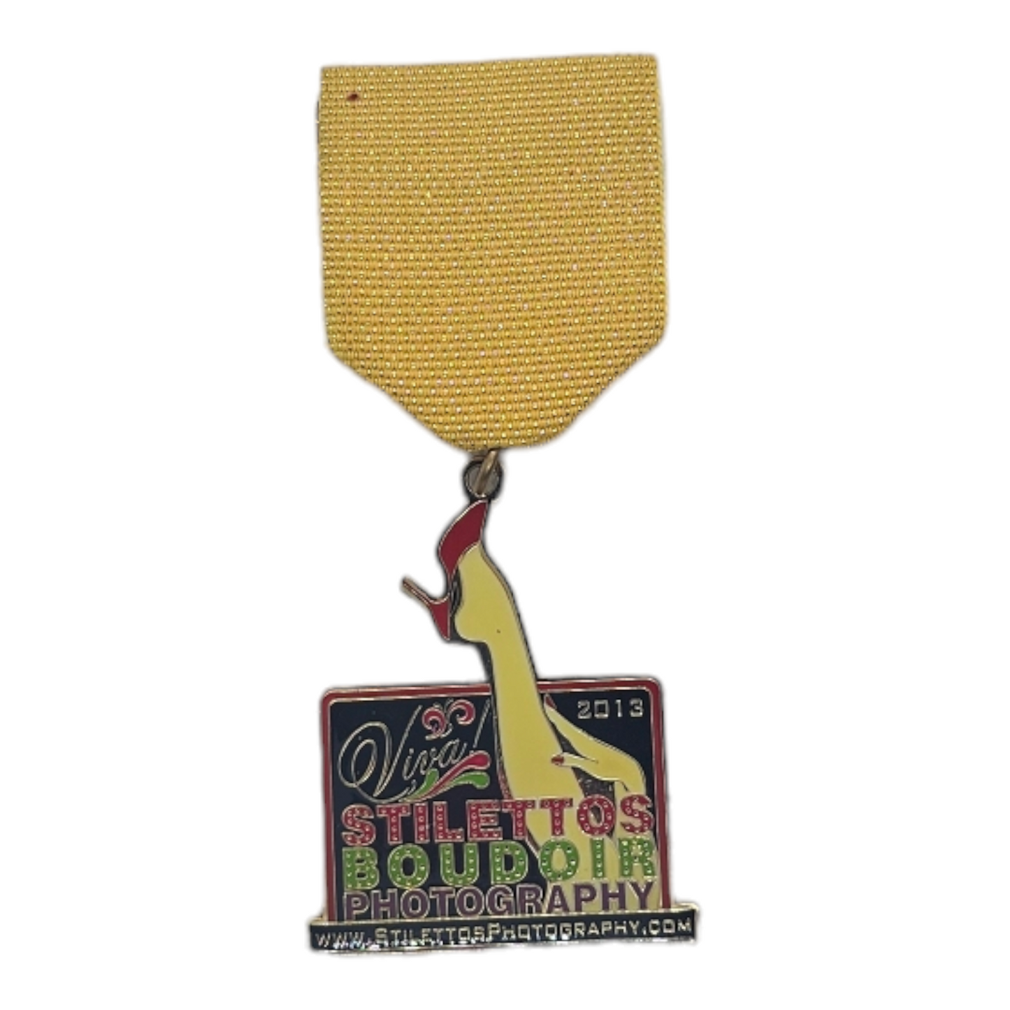2013 Stilettos Boudoir Photography "Sexy Leg" Fiesta Medal