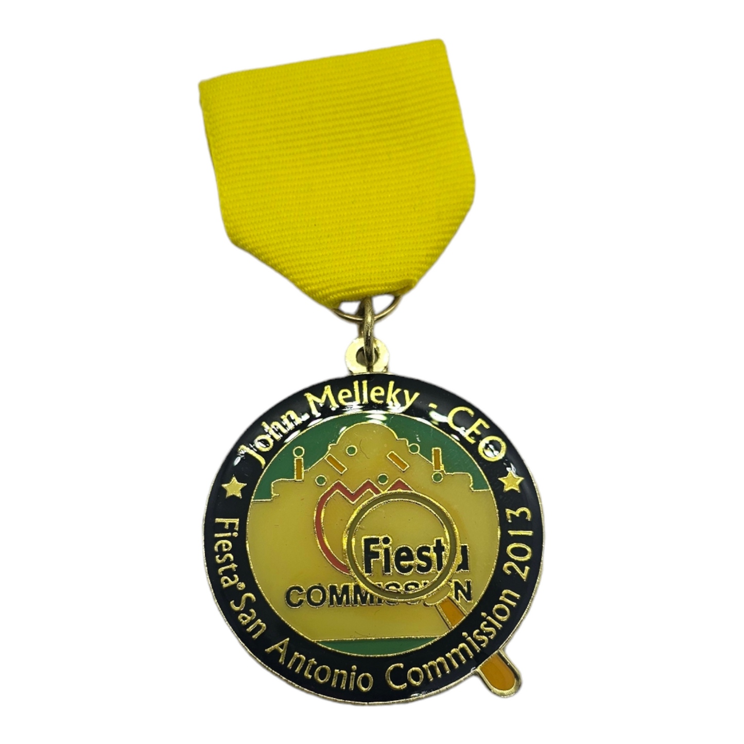 2013 CEO Fiesta Commission "Alamo Coin" John Melleky Fiesta Medal