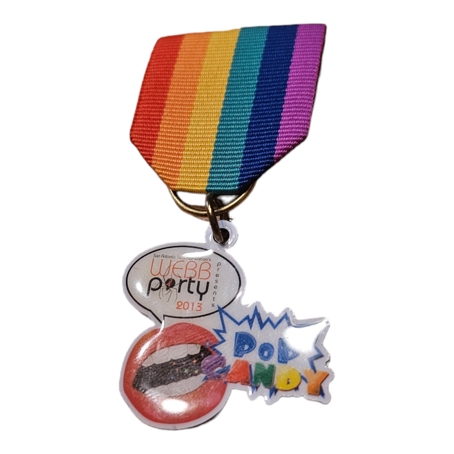 2013 Webb Party "Pop Candy" Fiesta Medal