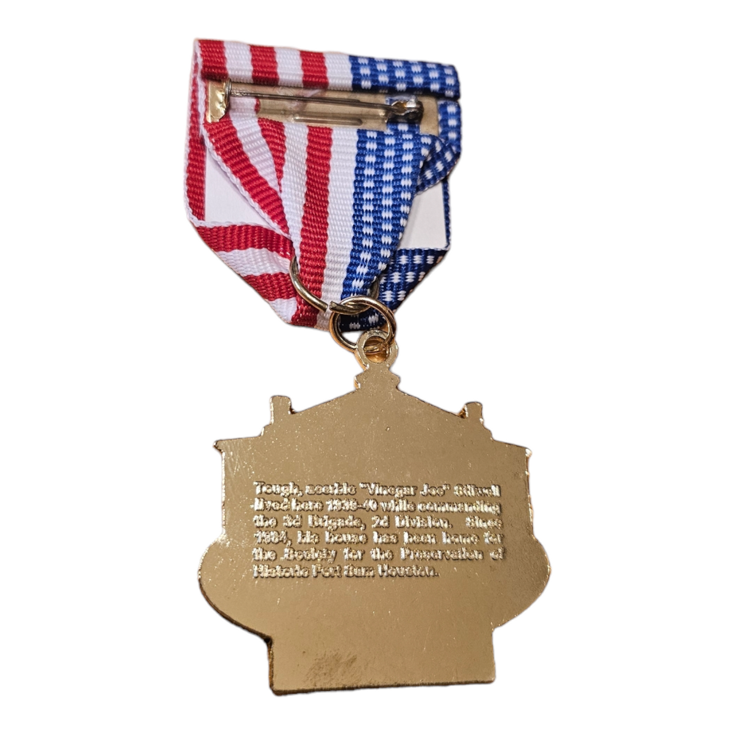 0 Fort Sam Houston "Vinegar Joes House" Fiesta Medal