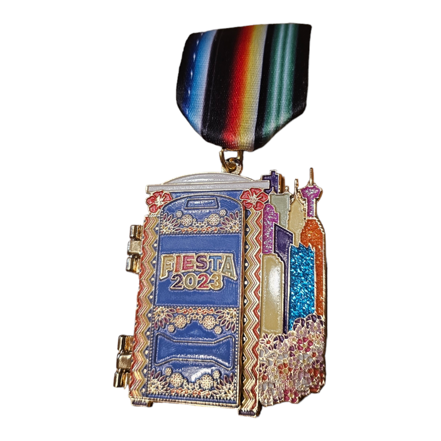 2023 Medina Best Plumbing "Close Door Port a Potty" Fiesta Medal