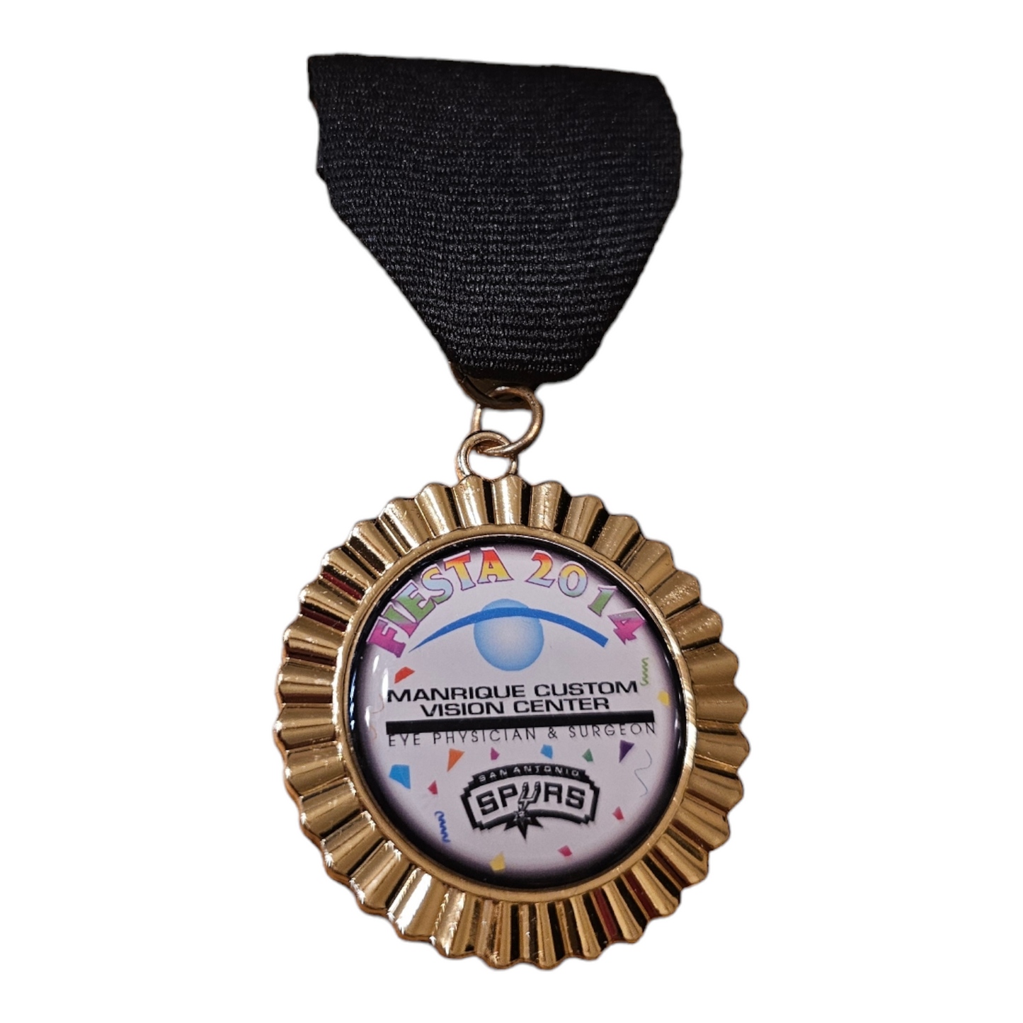 2014 Manrique Custom Vison Center "Spurs" Fiesta Medal