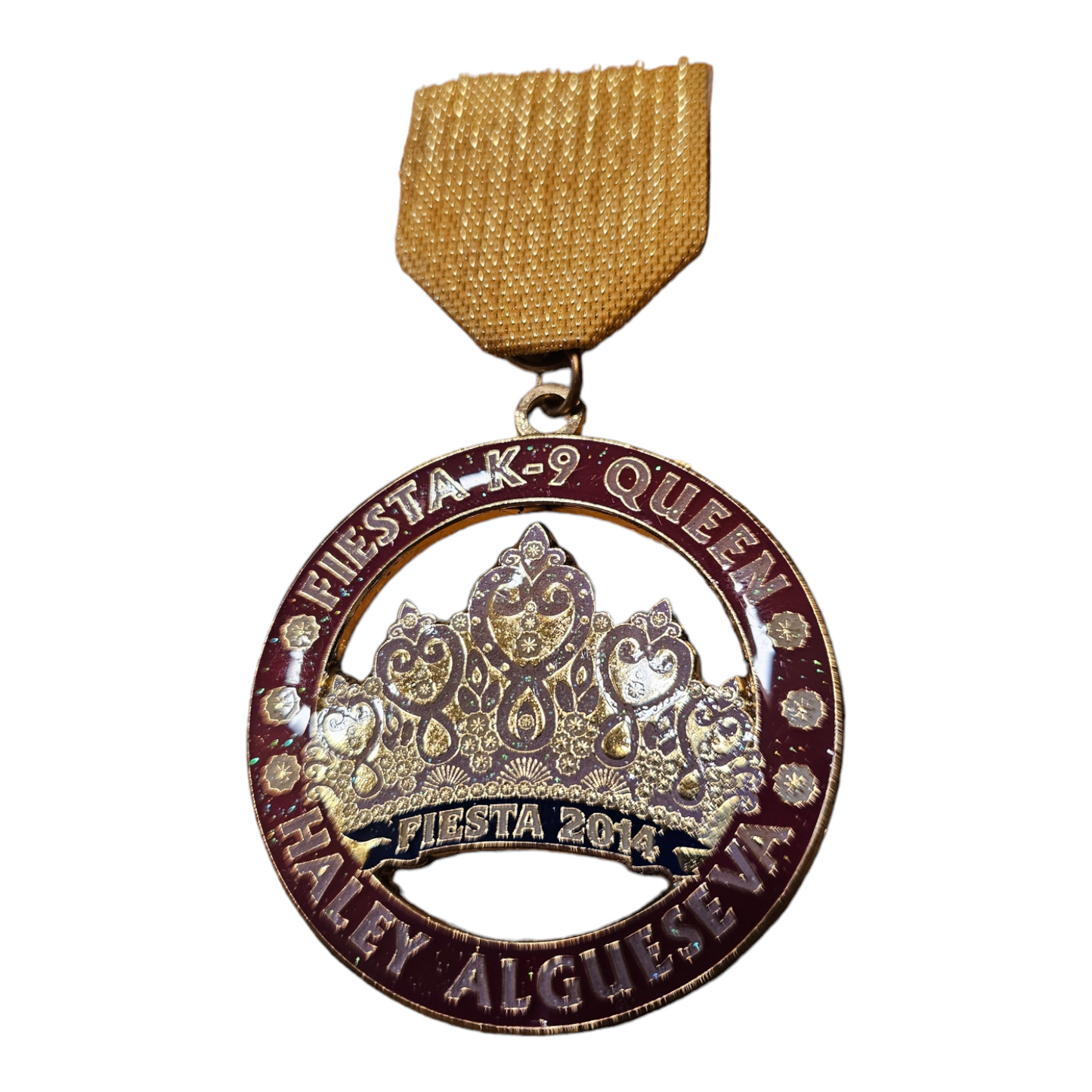 2014 Fiesta K-9 Queen "Crown" Fiesta Medal