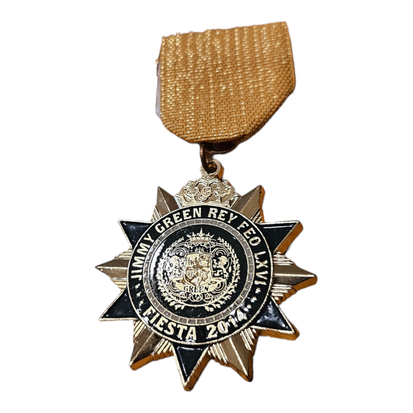 2014 Jimmy Green Rey Feo "Seal" Fiesta Medal