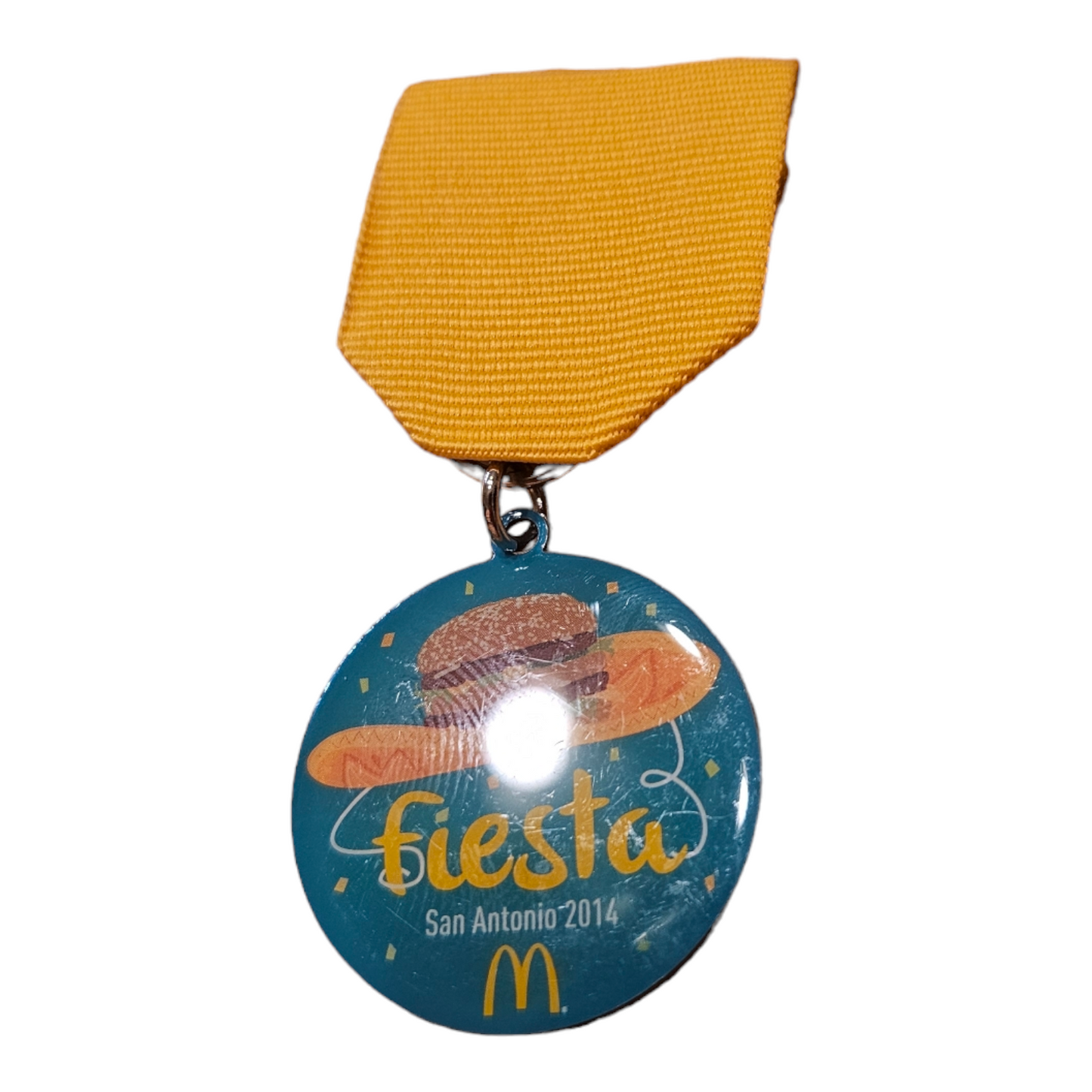 2014 McDonalds "Burger Sombrero" Fiesta Medal