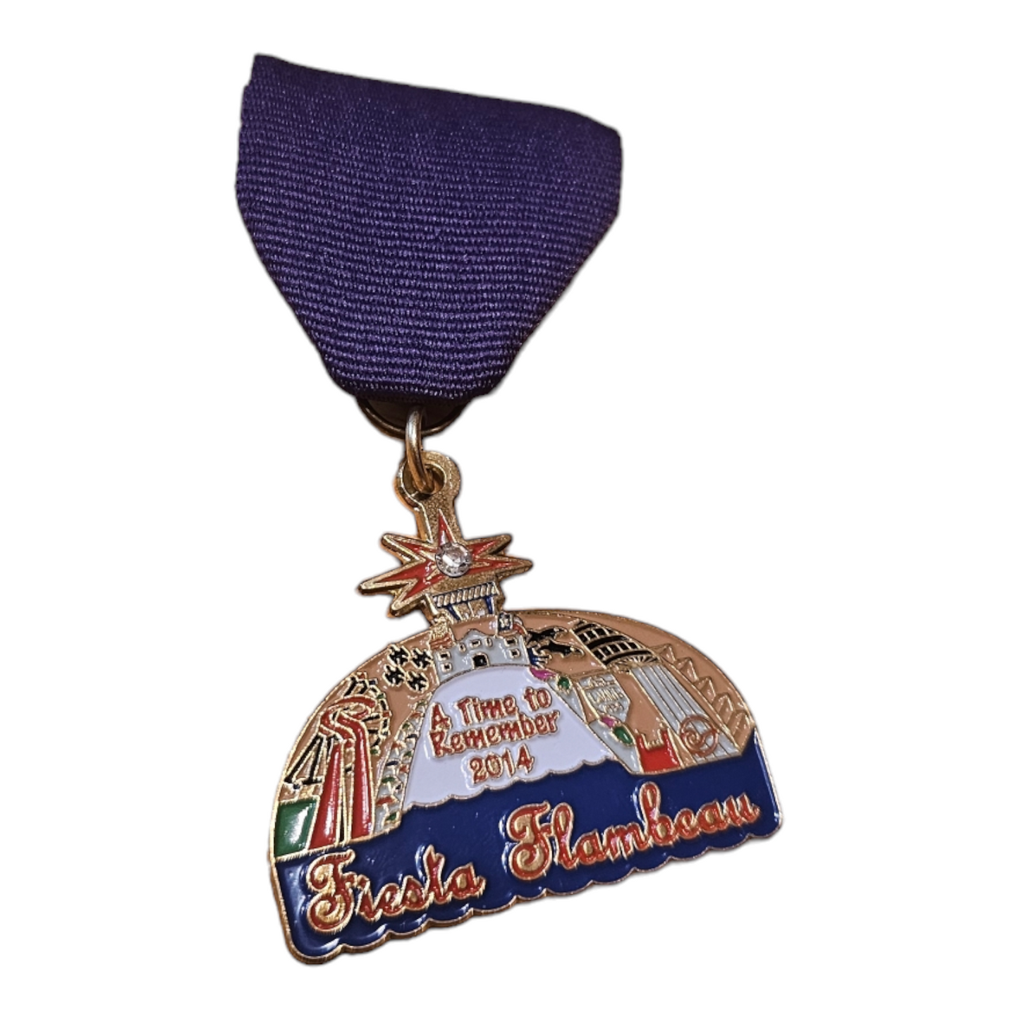 2014 Fiesta Flambeau "City Skyline" Fiesta Medal