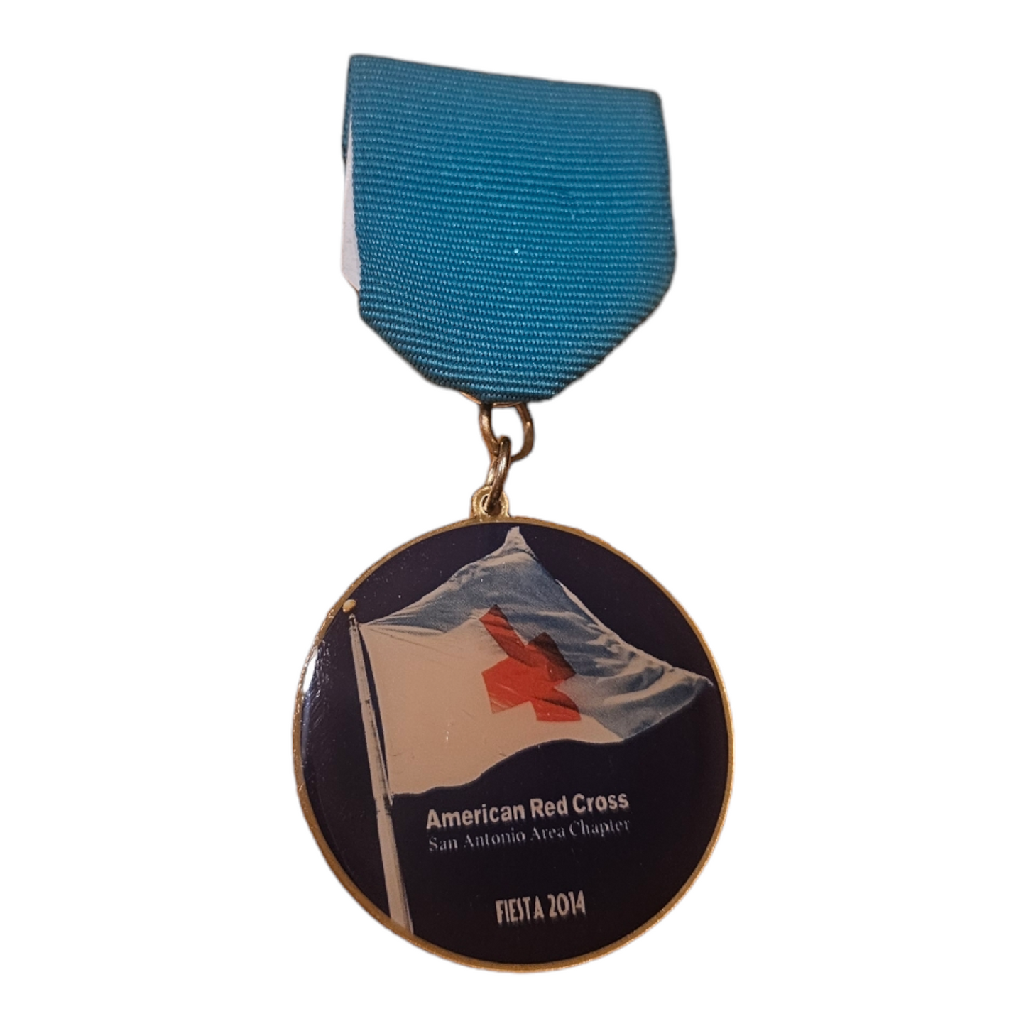 2014 American Red Cross "White Flag" Fiesta Medal
