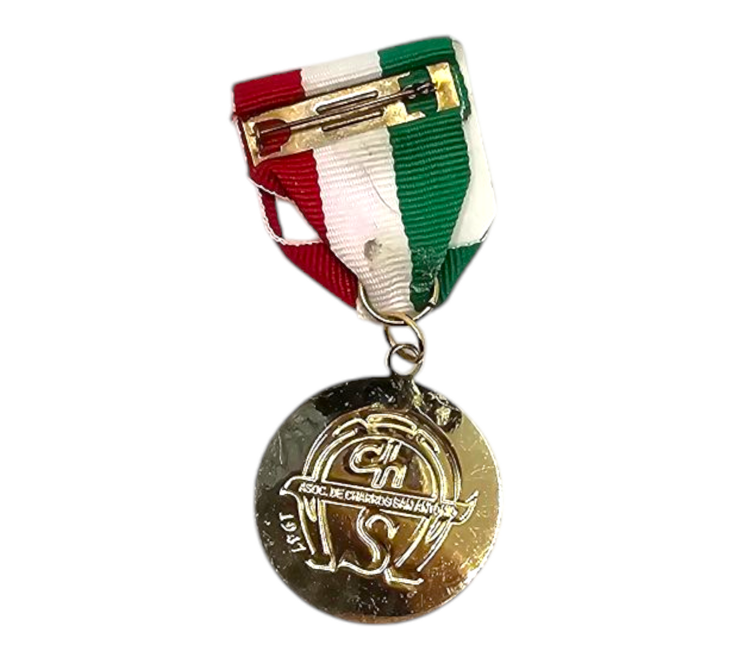 2009 Association De Charros San Antonio Roping Fiesta Medal