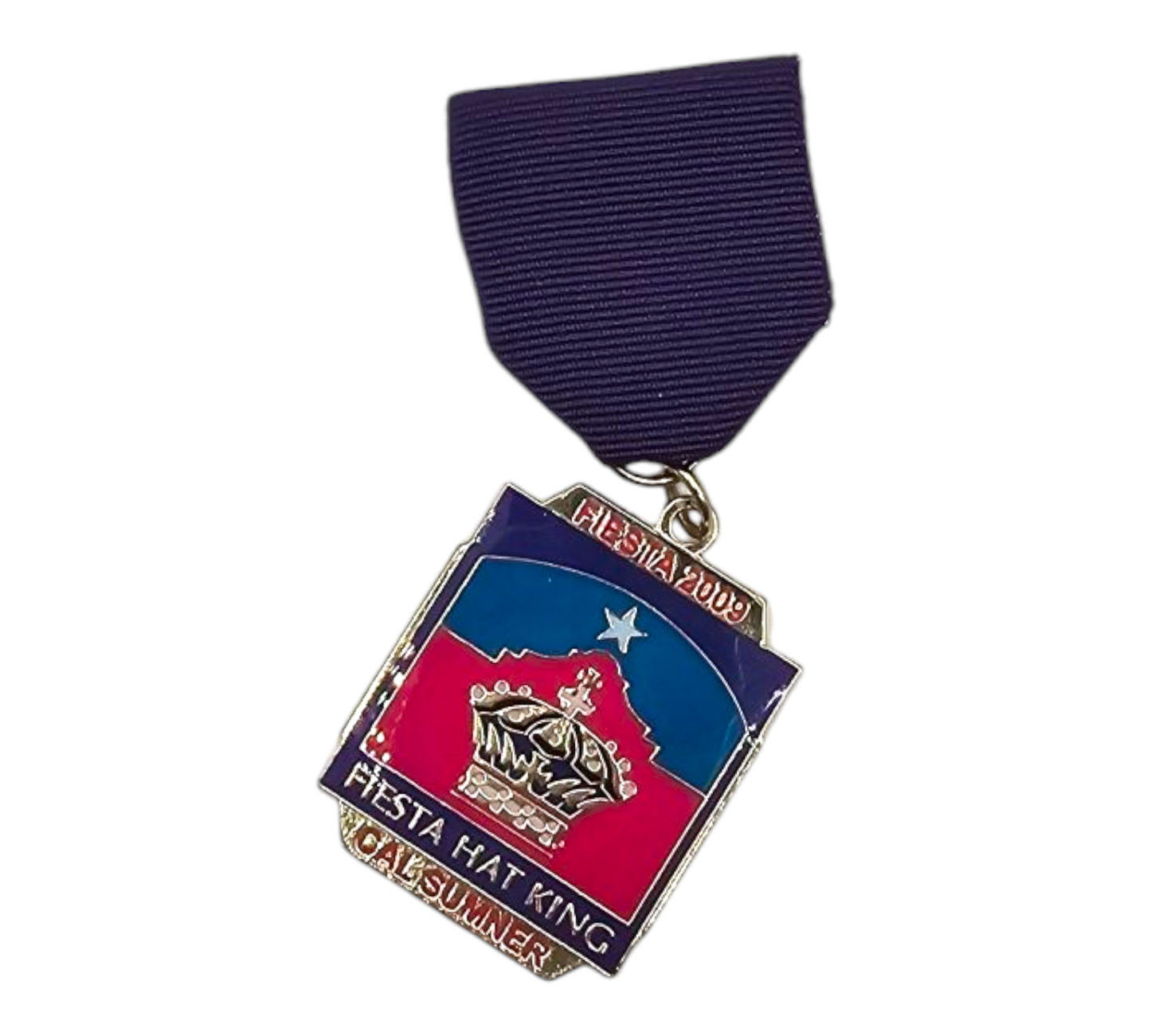 2009 Fiesta Hat King Cal Sumner Fiesta Medal