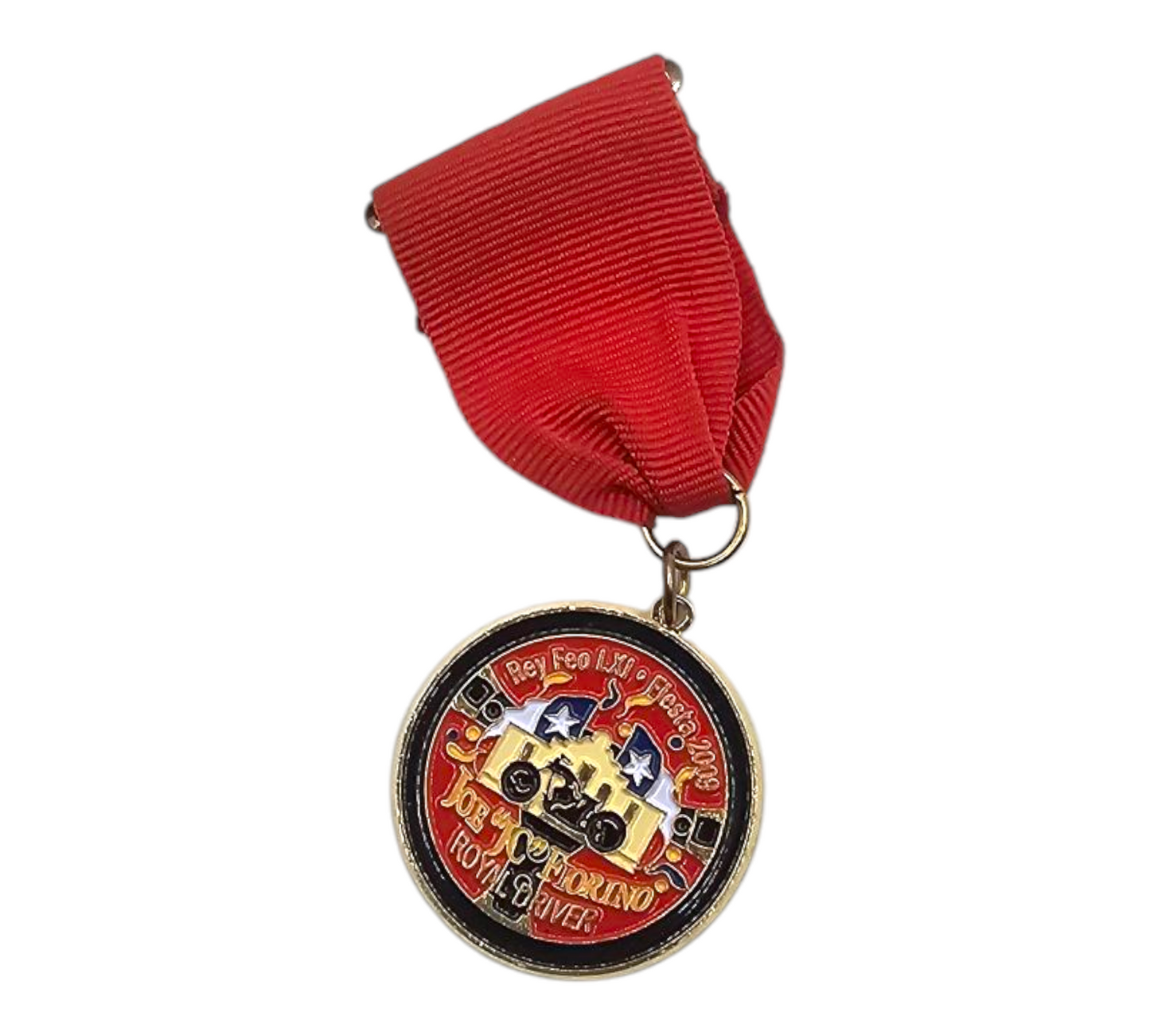 2009 Rey Feo LXI Royal Driver Joe JC Fiorino Fiesta Medal