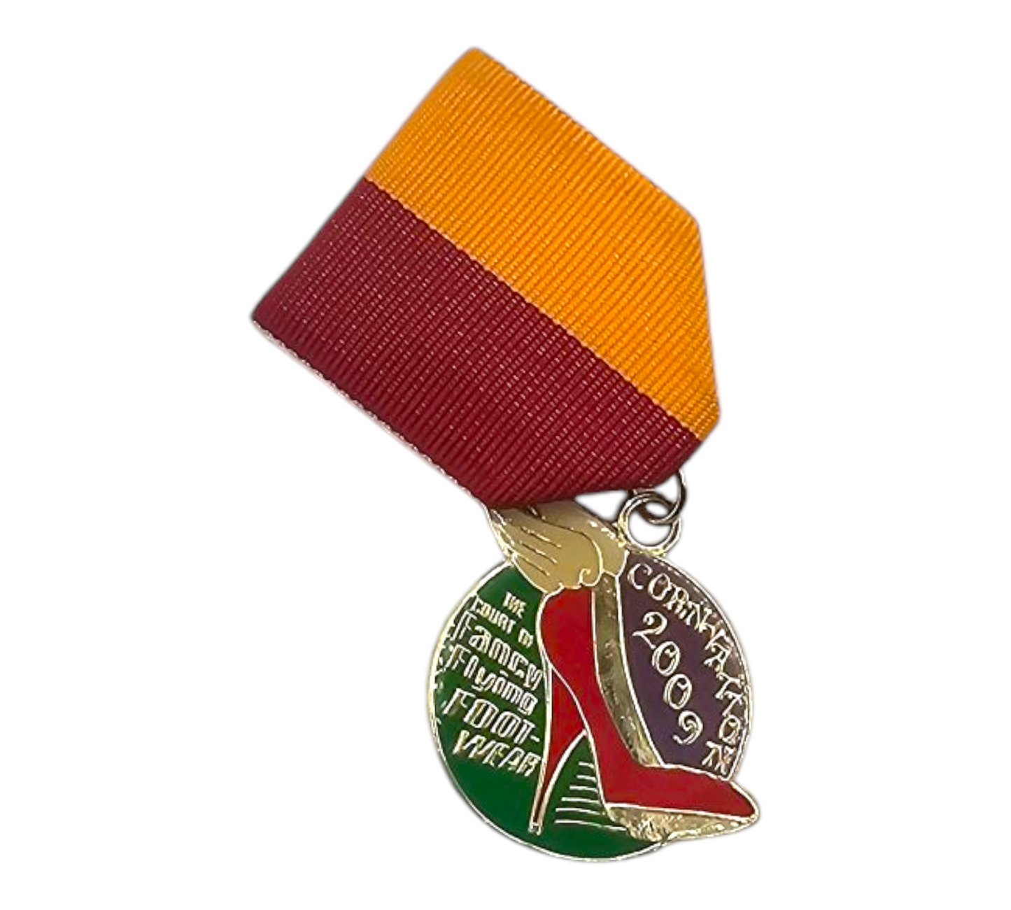 2009 the court of Fancy Flying Footwear Coronation flying heel Fiesta Medal