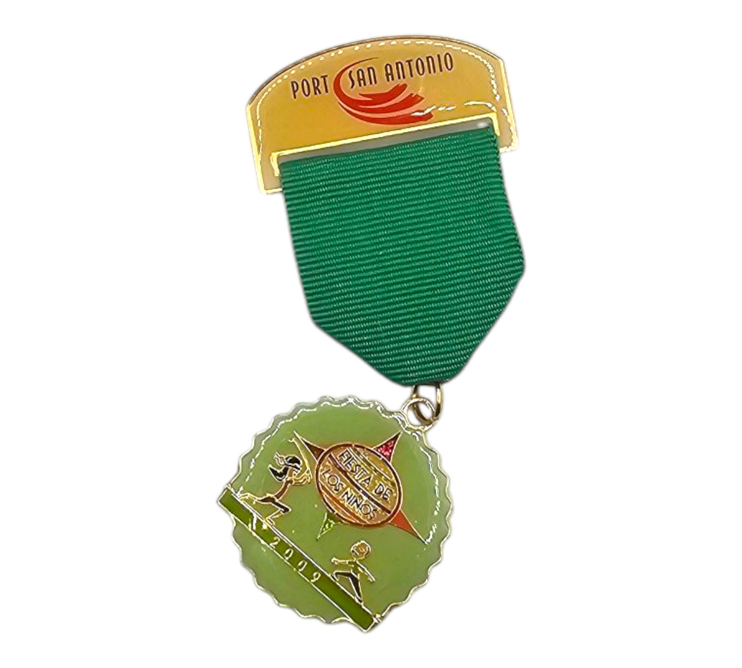 2009 Port San Antonio Fiesta de los Ninos Fiesta Medal