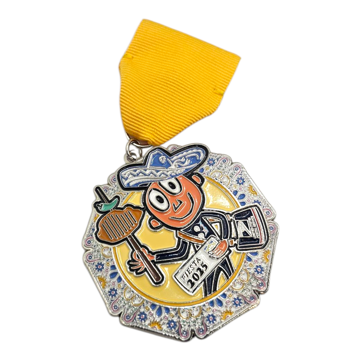 2025 USPS Post Office Mr. ZIP Zippy "Chicken on a Stick" Fiesta Medal