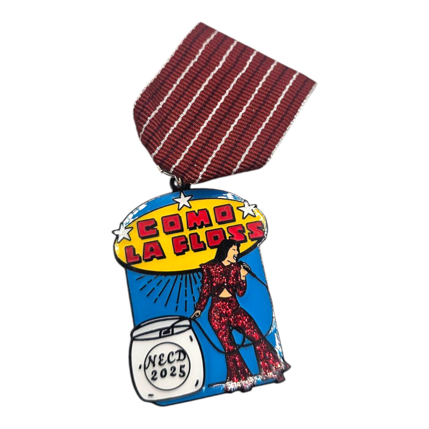 2025 Selena "Como la Floss" Singing Fiesta Medal