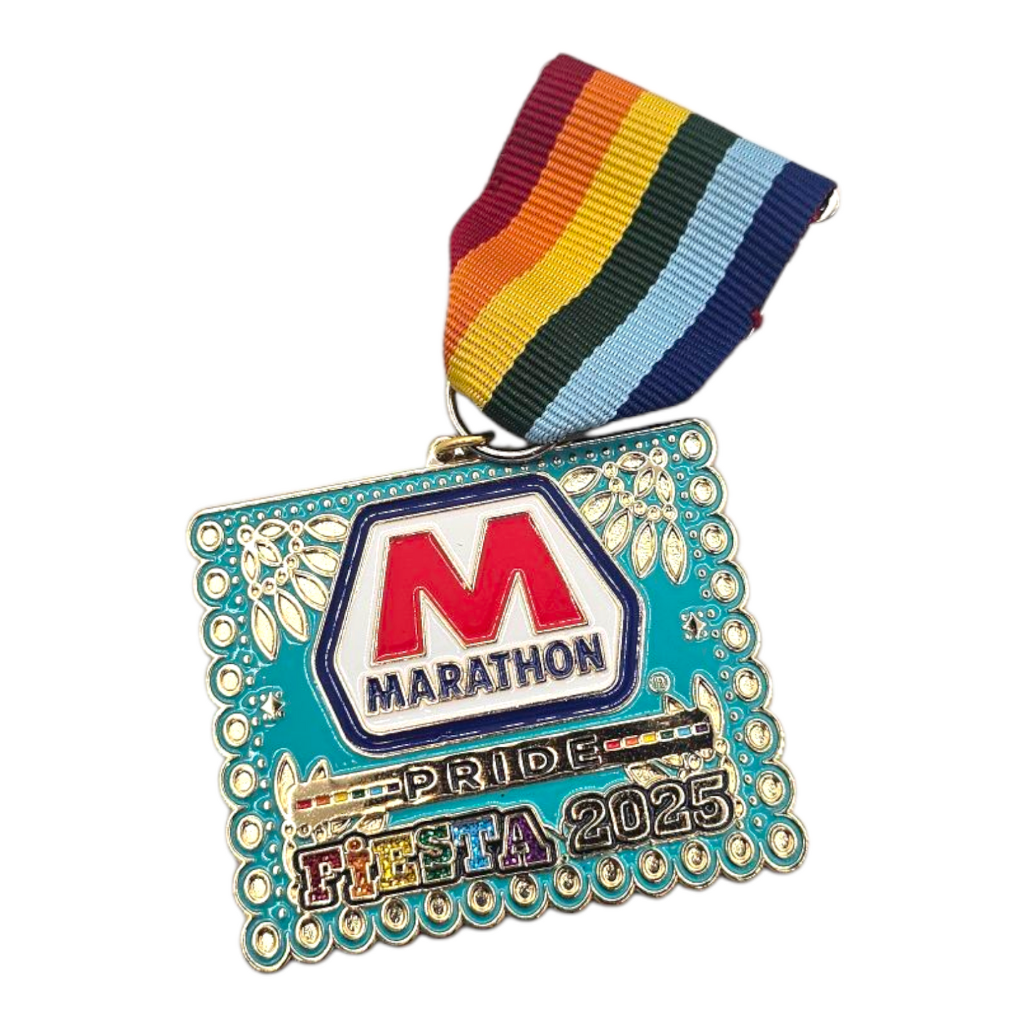 2025 Marathon Pride Fiesta Flag Fiesta Medal