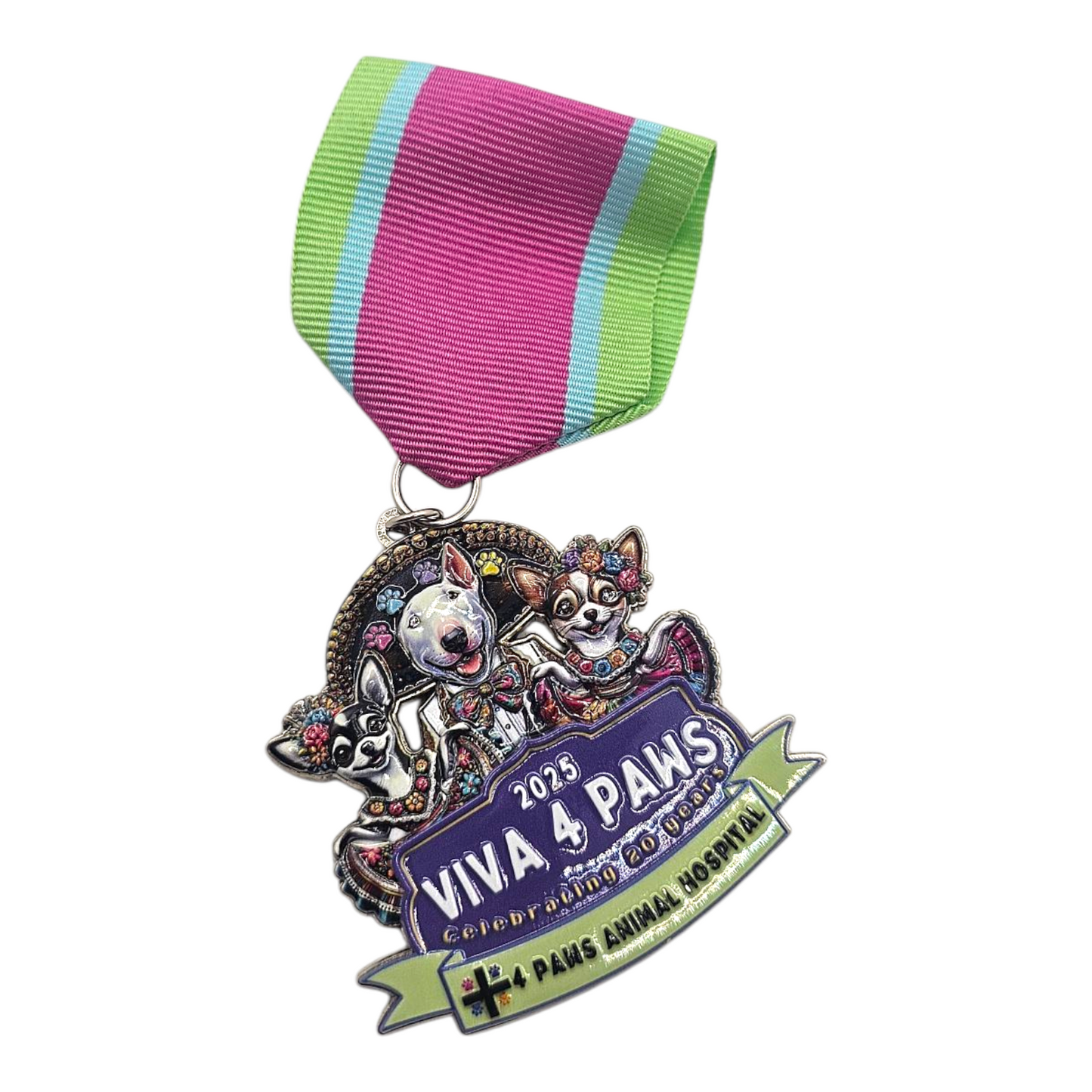 2025 Viva 4 Paws "Fiesta Dogs" Fiesta Medal