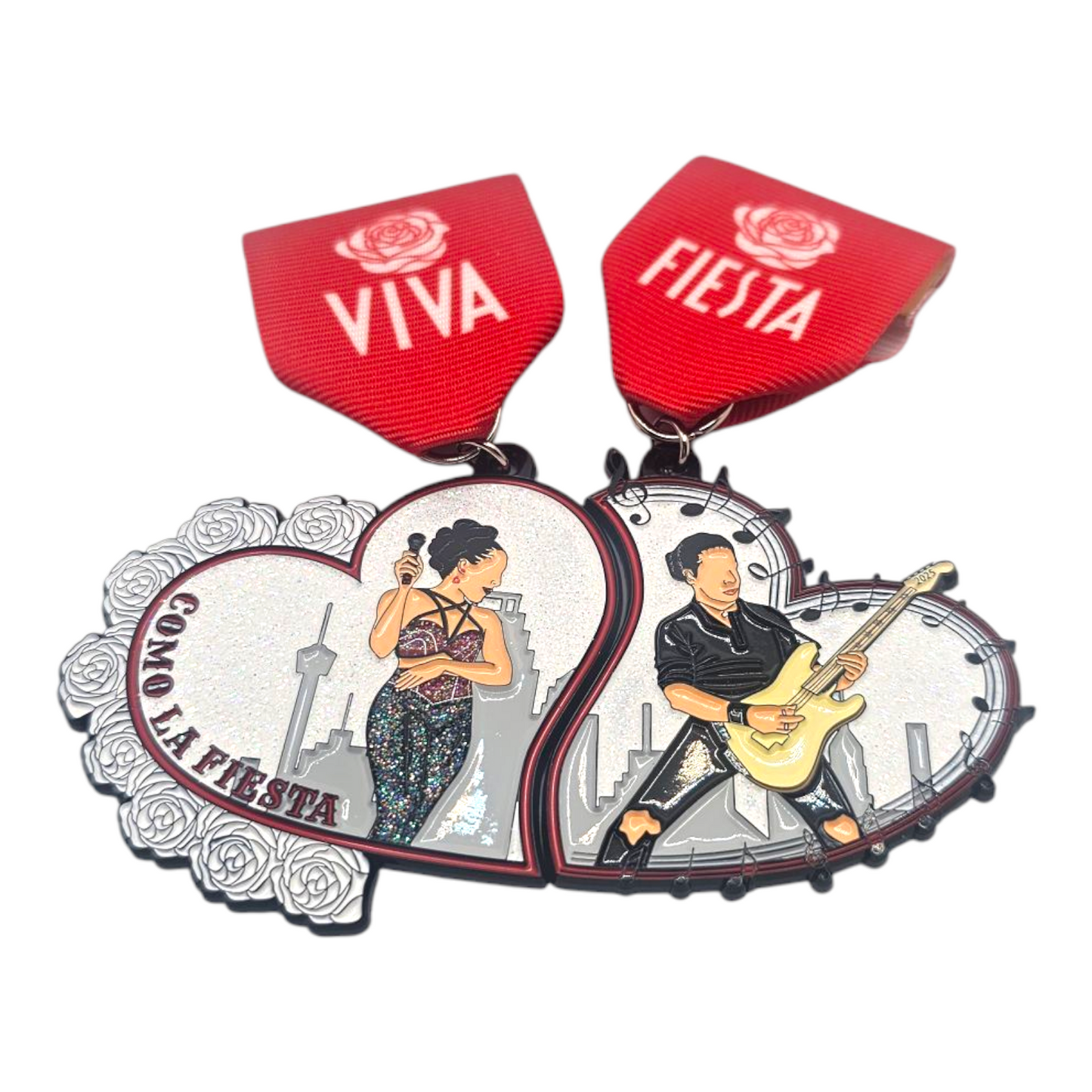 0 Como La Fiesta Selena Chris Guitar Viva Fiesta Medal