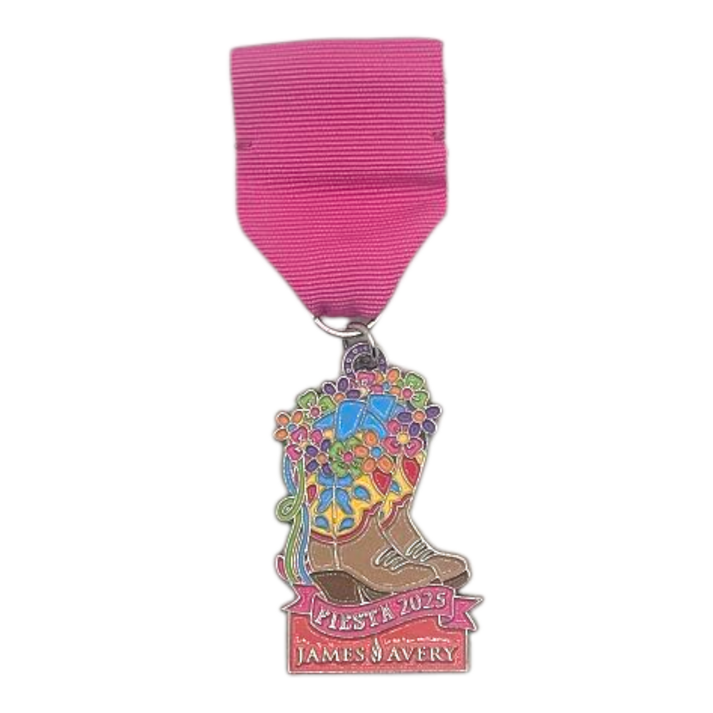 2025 James Avery Flower Crown Boots Fiesta Medal
