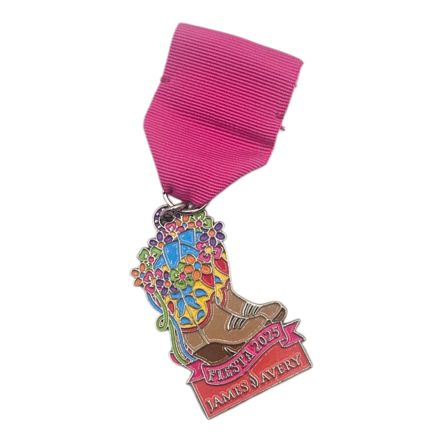 2025 James Avery Flower Crown Boots Fiesta Medal