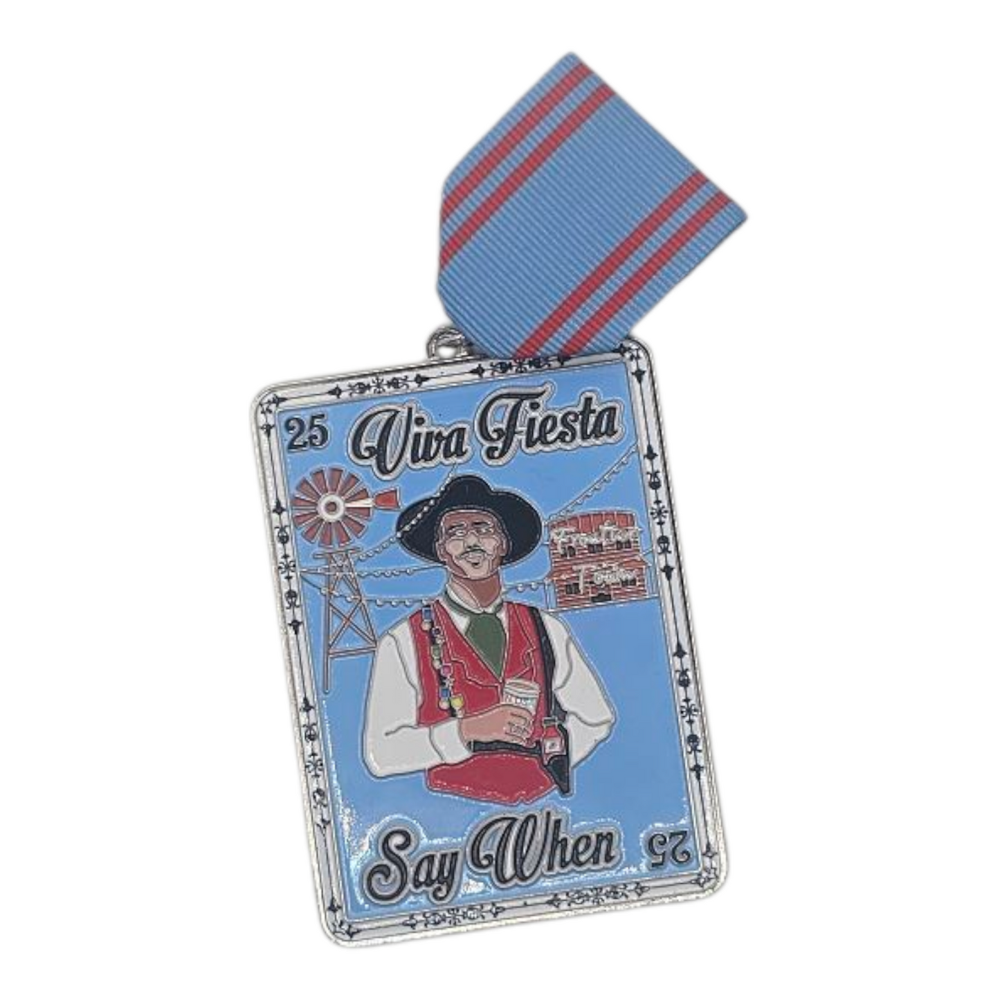 2025 Tombstone Doc Holiday Say When Playing Card Fiesta Medal